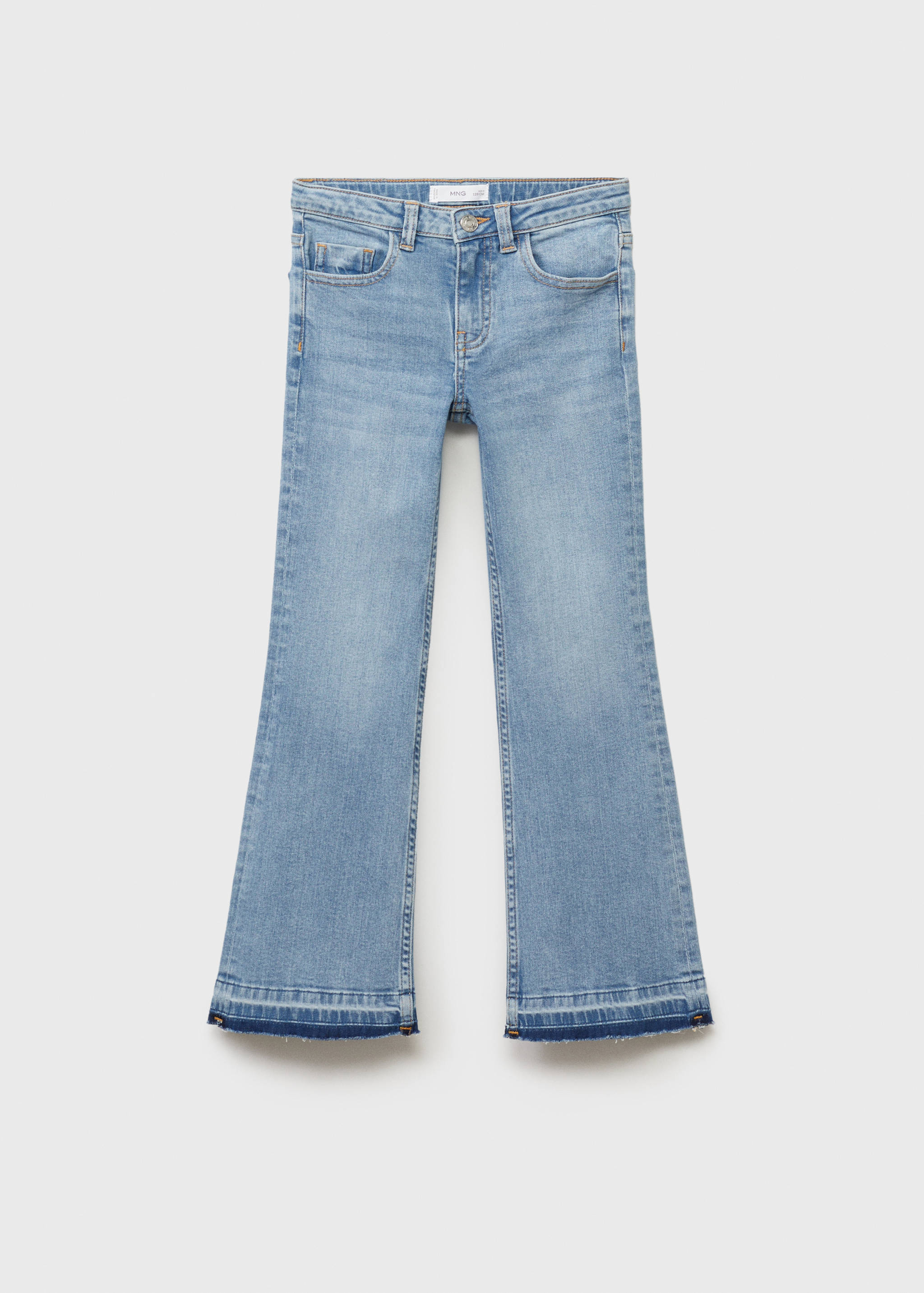 Frayed low-rise skinny jeans - Article without model