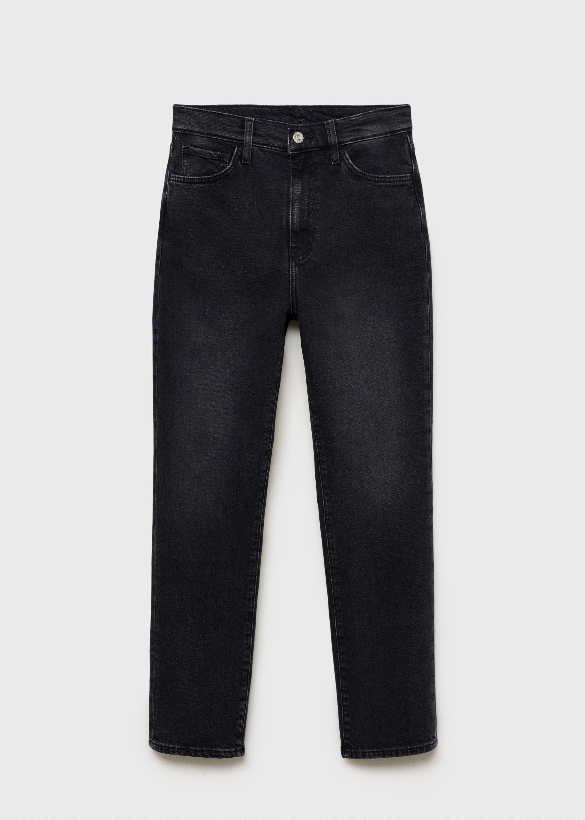 Calças de ganga Claudia slim fit e cropped - Artigo sem modelo, Black denim. Ref: 87030426-00.