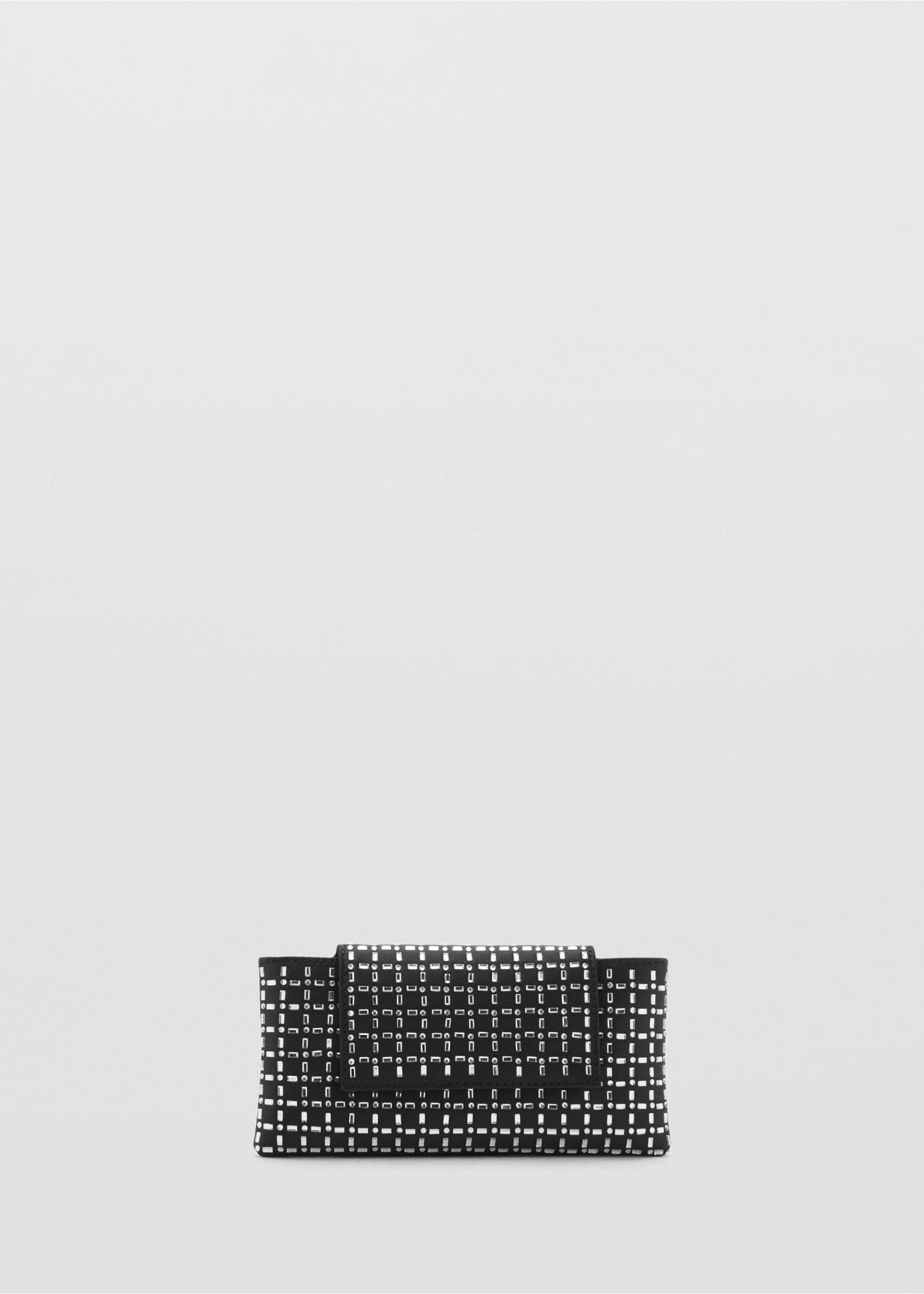 Crystal shoulder bag - Article without model, Black. Ref: 87030429-00.