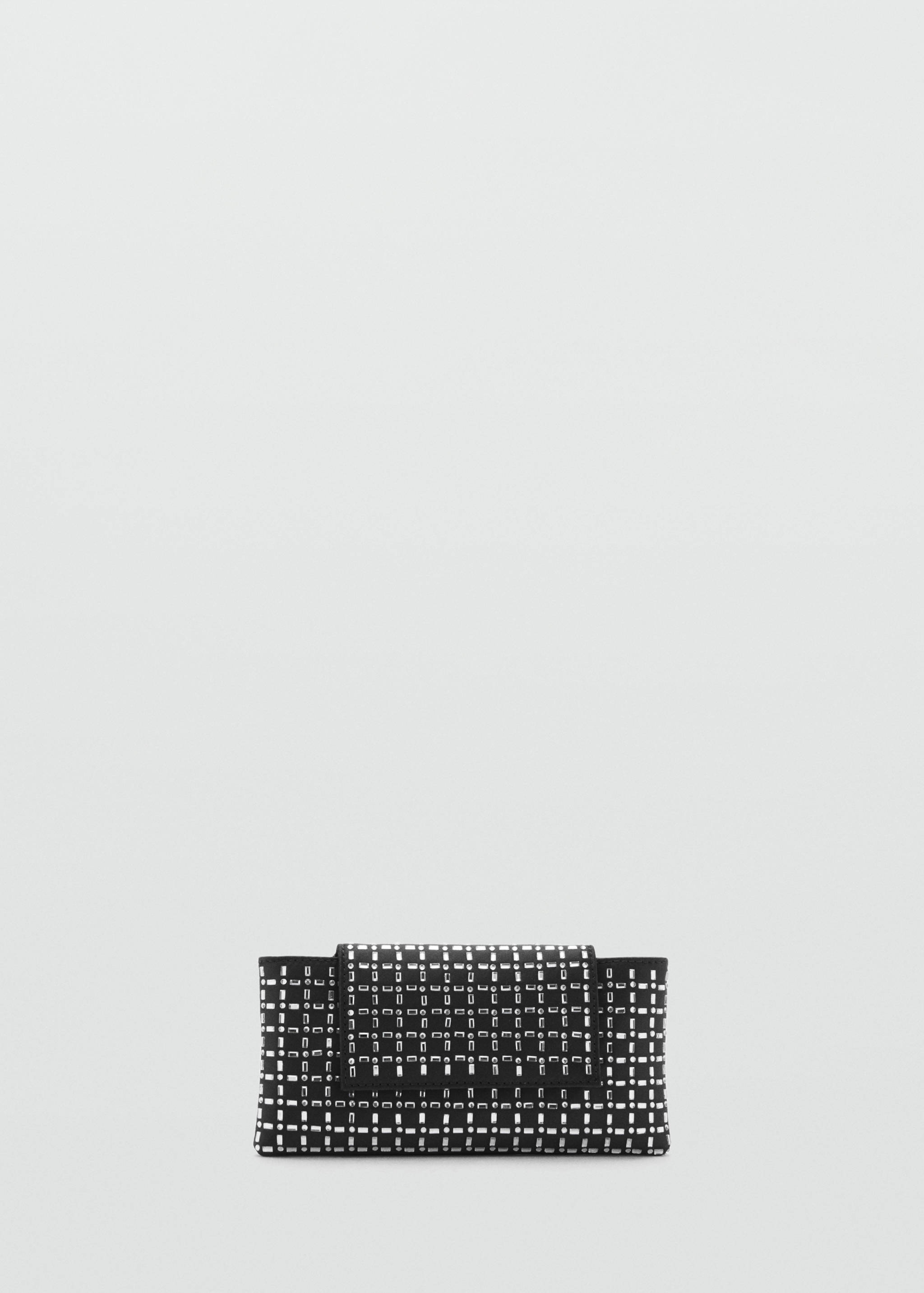 Schultertasche mit Kristallsteinen - Artikel ohne Model