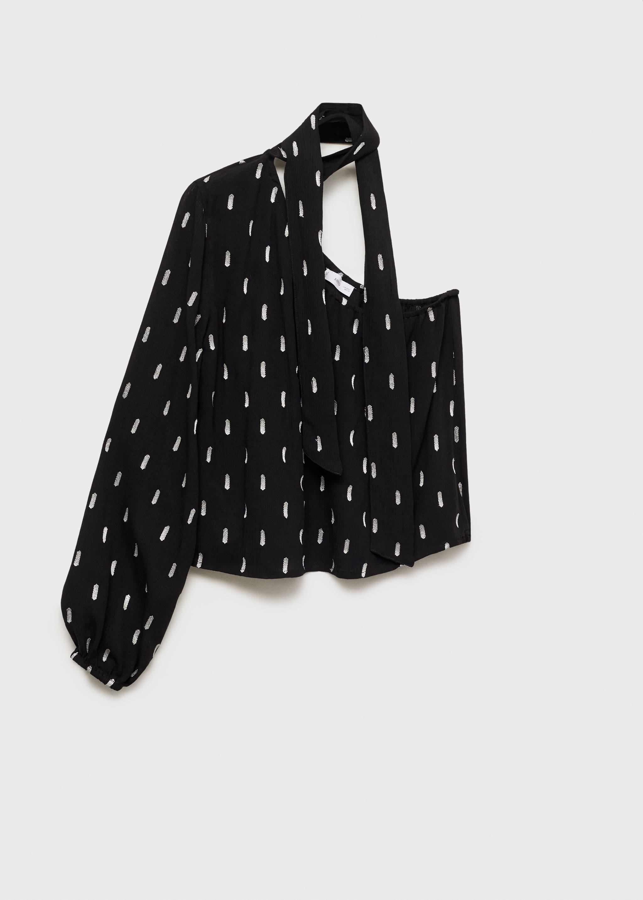 Asymmetrical printed blouse - Article without model