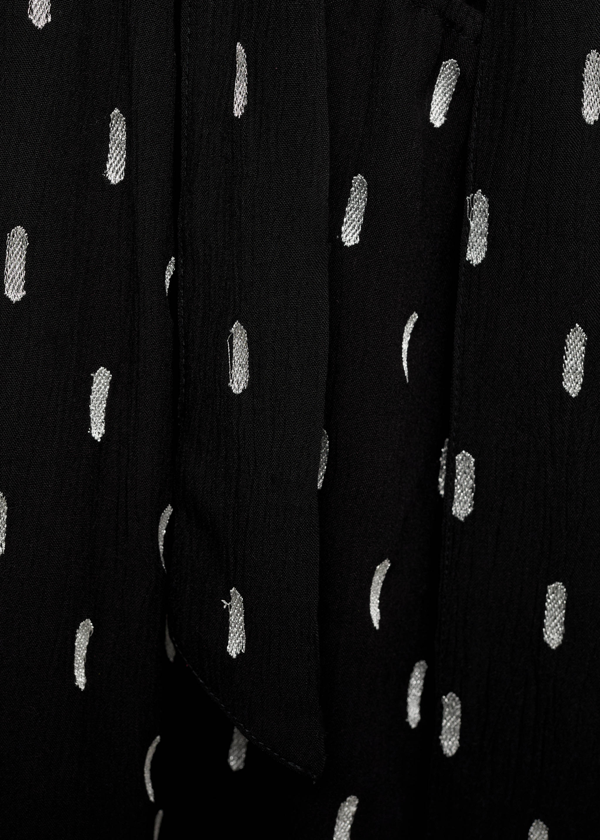 Asymmetrical printed blouse - Details of the article 0