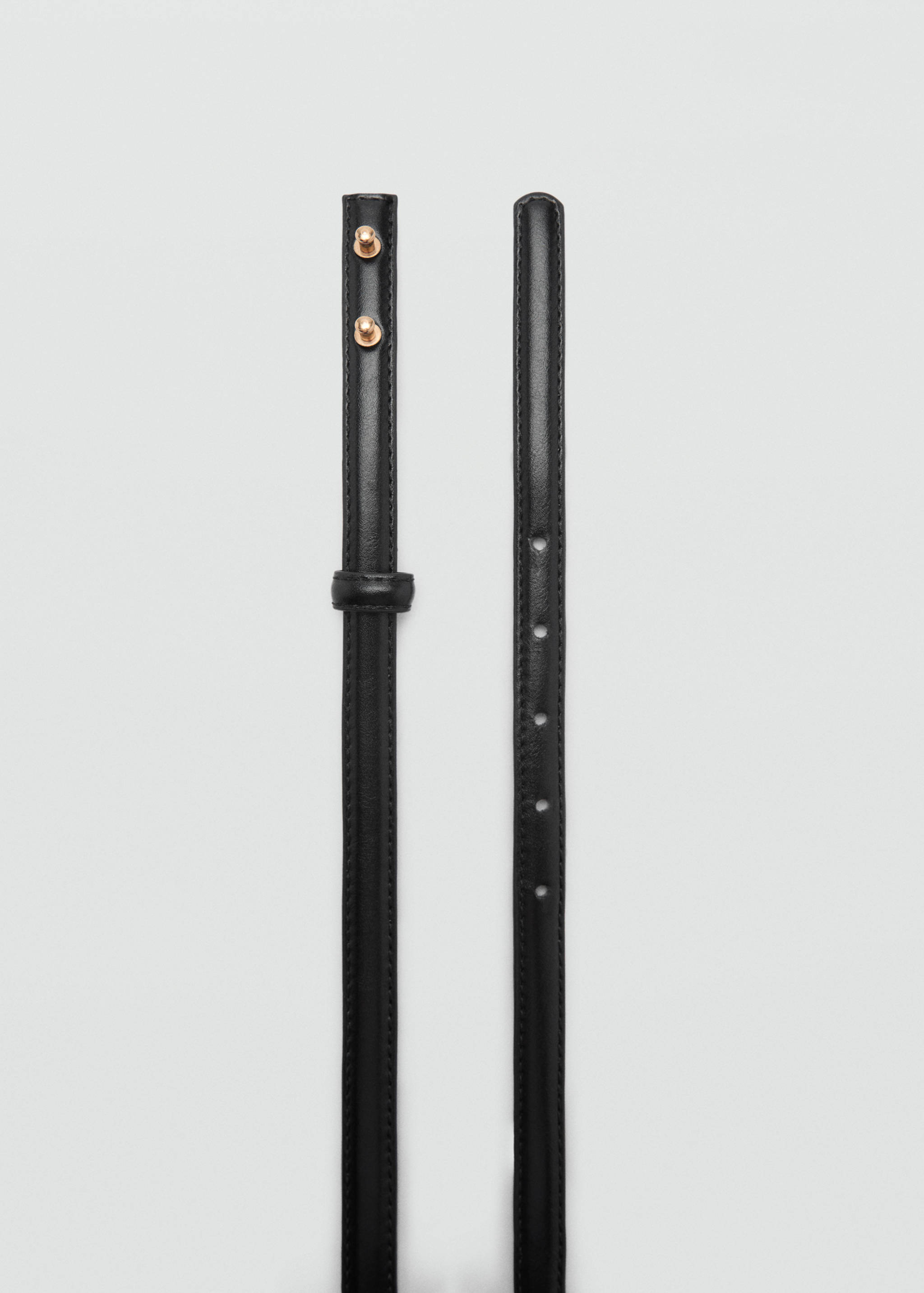 Thin belt with metal buckle - Details of the article 2