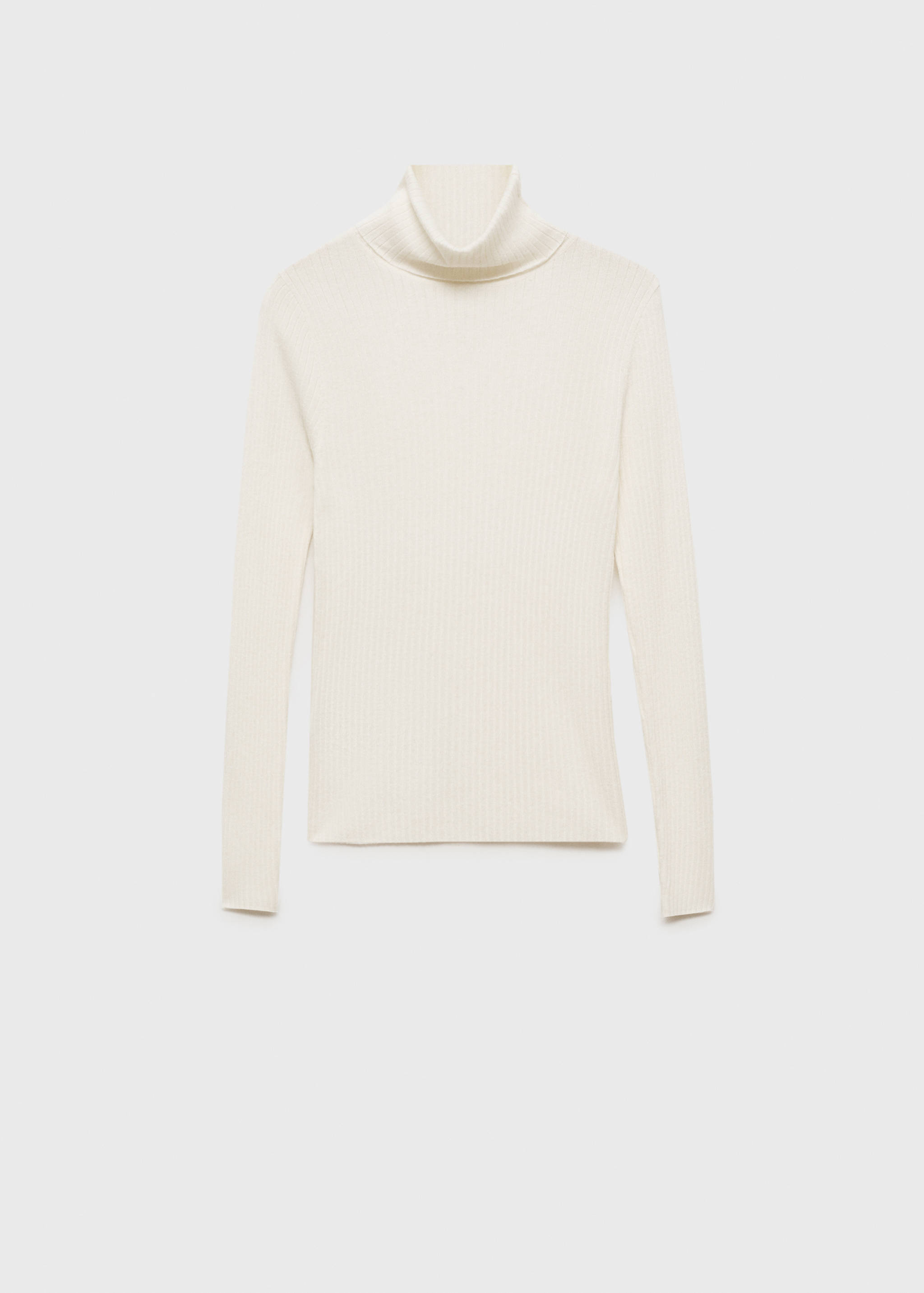 Pull-over laine mélangée col roulé - Article sans modèle