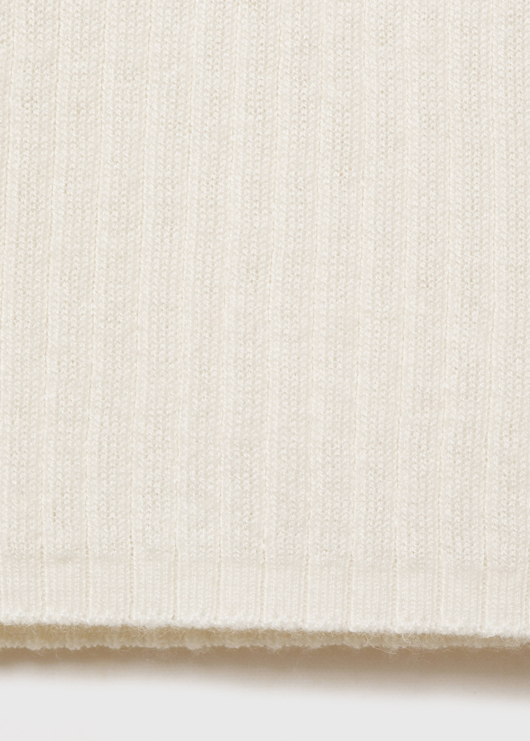 Pull-over laine mélangée col roulé - Détail de l'article 0