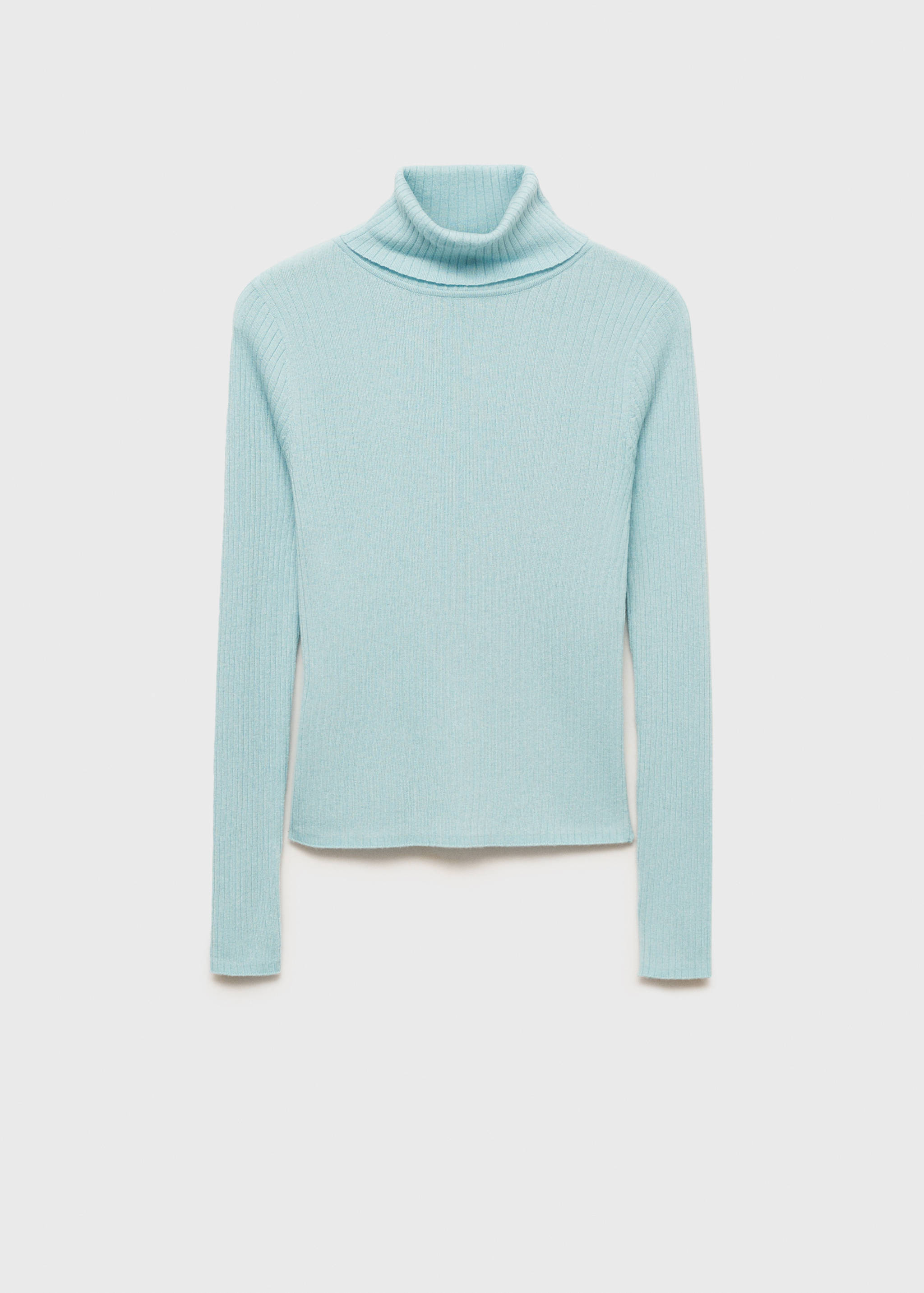 Pull-over laine mélangée col roulé - Article sans modèle