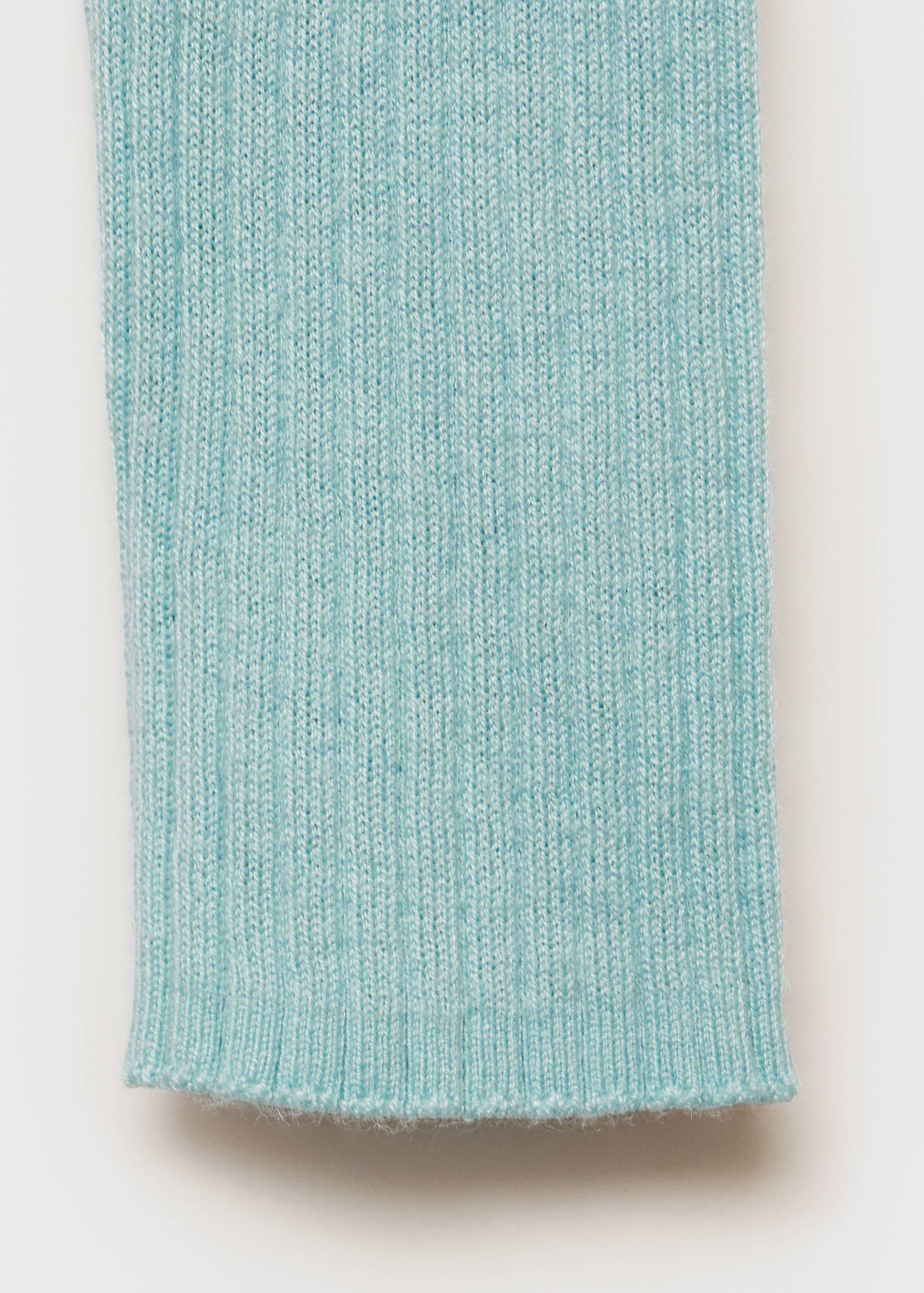 Pull-over laine mélangée col roulé - Détail de l'article 0