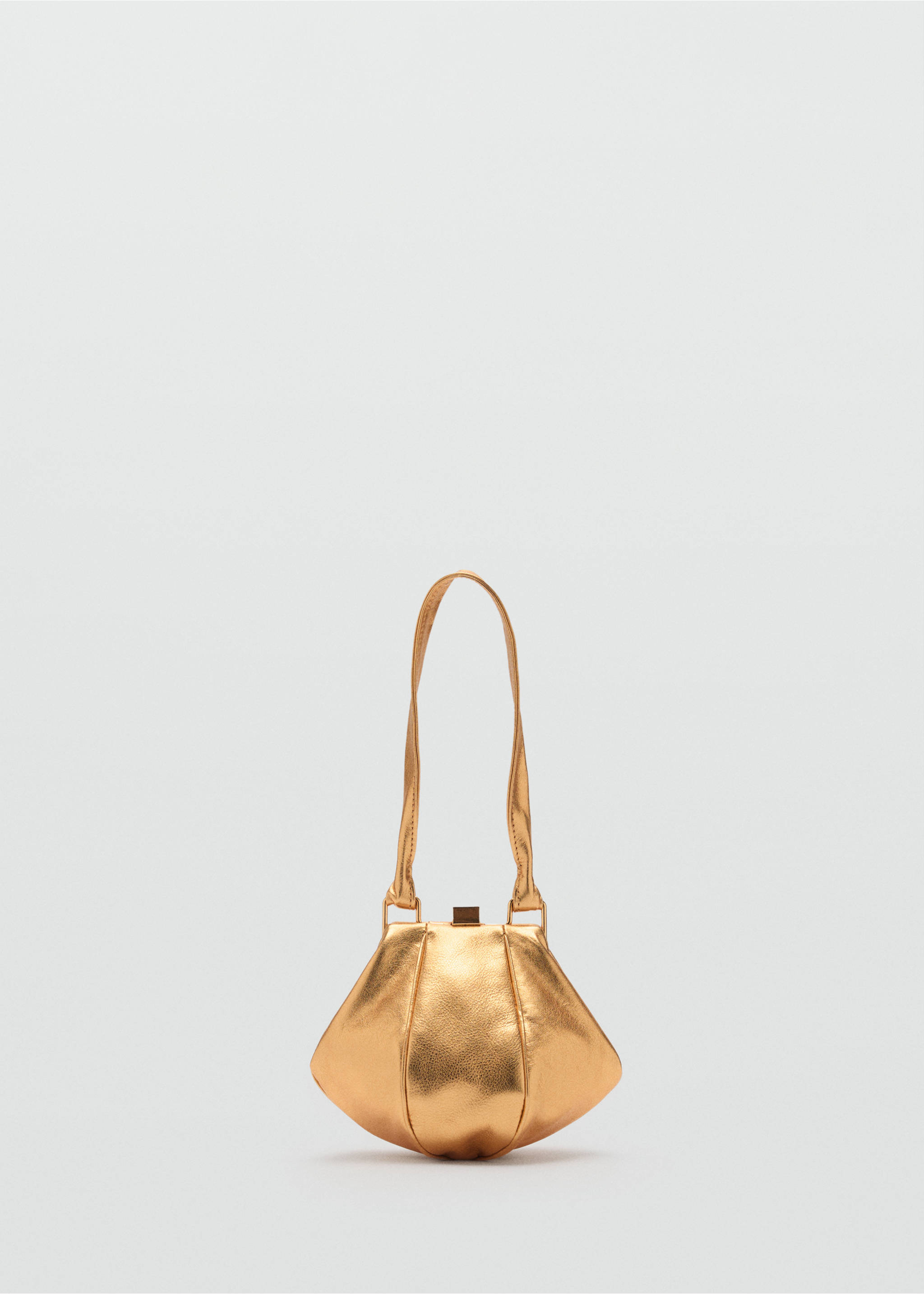 Leather metallic bag - Article without model, Gold. Ref: 87030448-00.