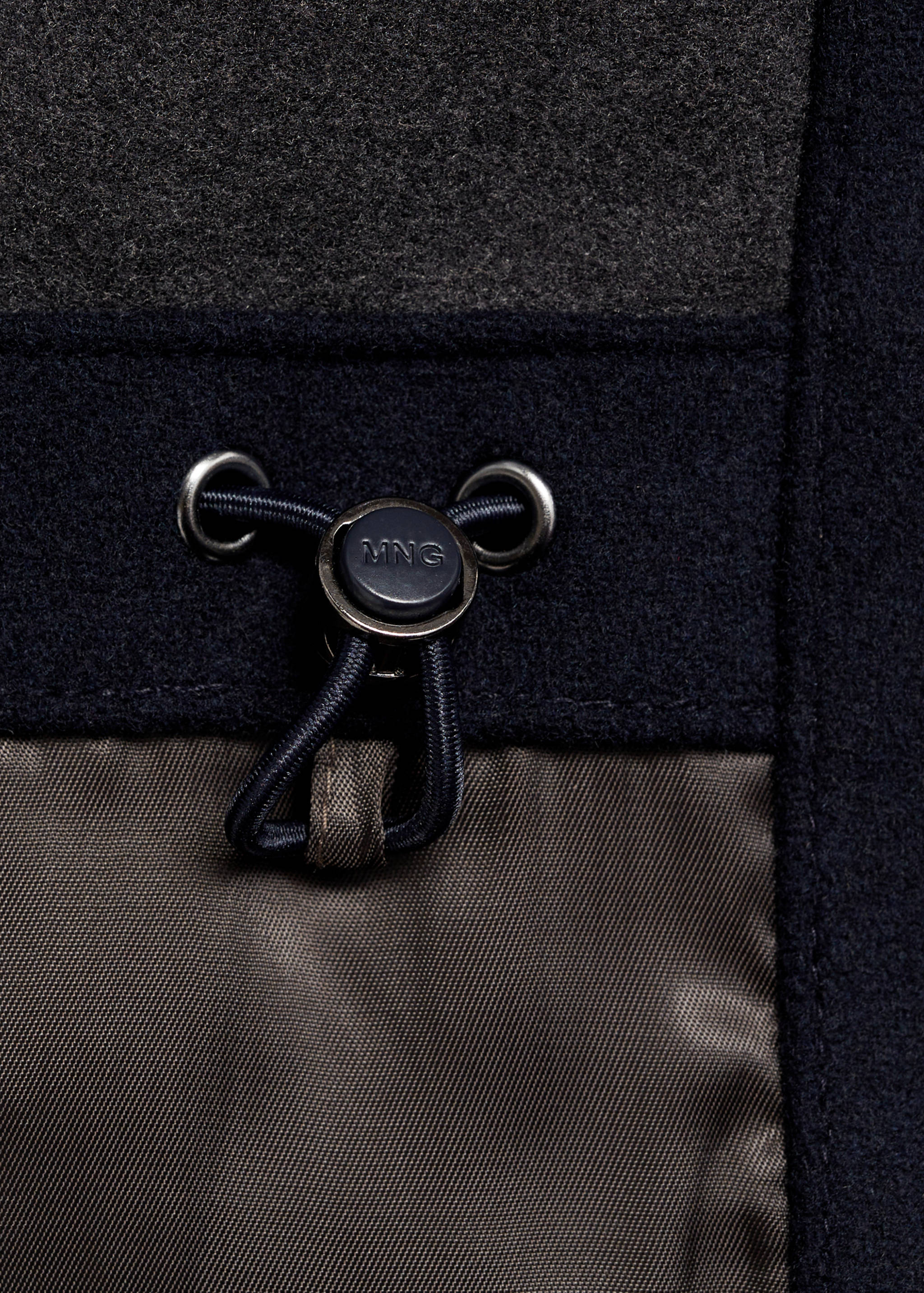 Hooded wool coat - Details of the article 0