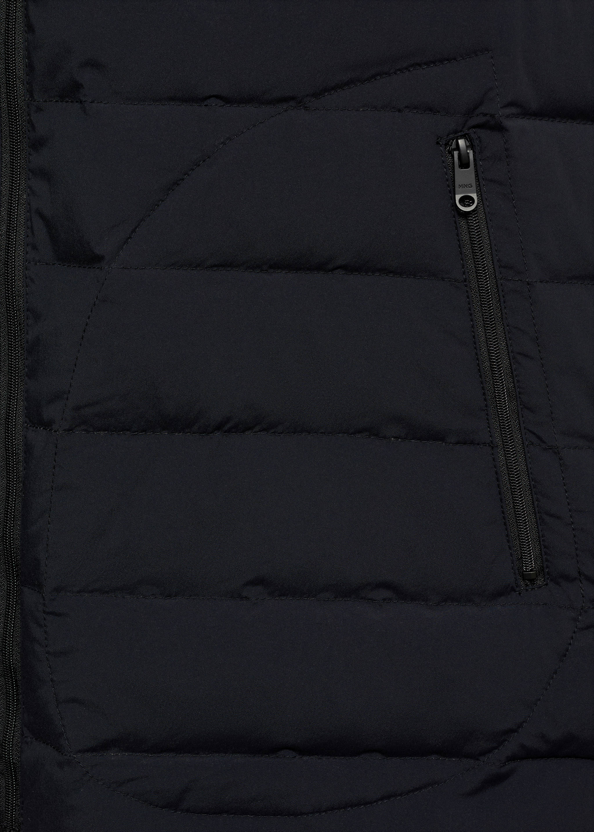 Quilted waistcoat with down and feather filling - Details of the article 0