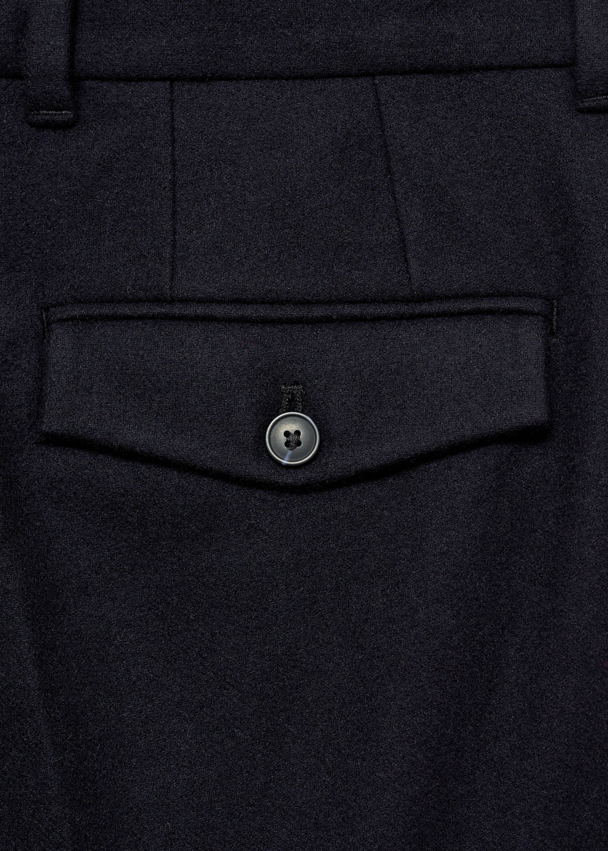 Bundfaltenhose aus Wollflanell - Detail des Artikels 0