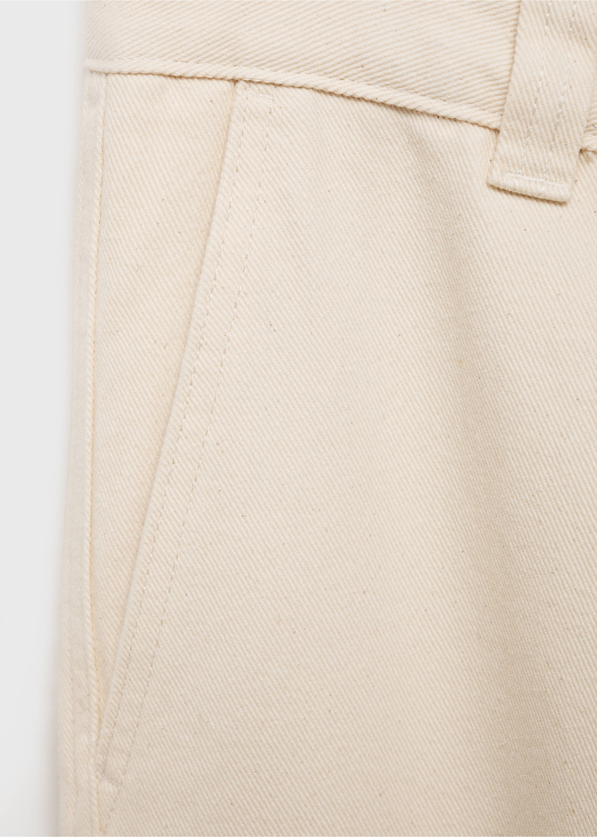 Jeans algodón regular fit - Detalle del artículo 0, Blanco roto. Ref: 87030578-00.