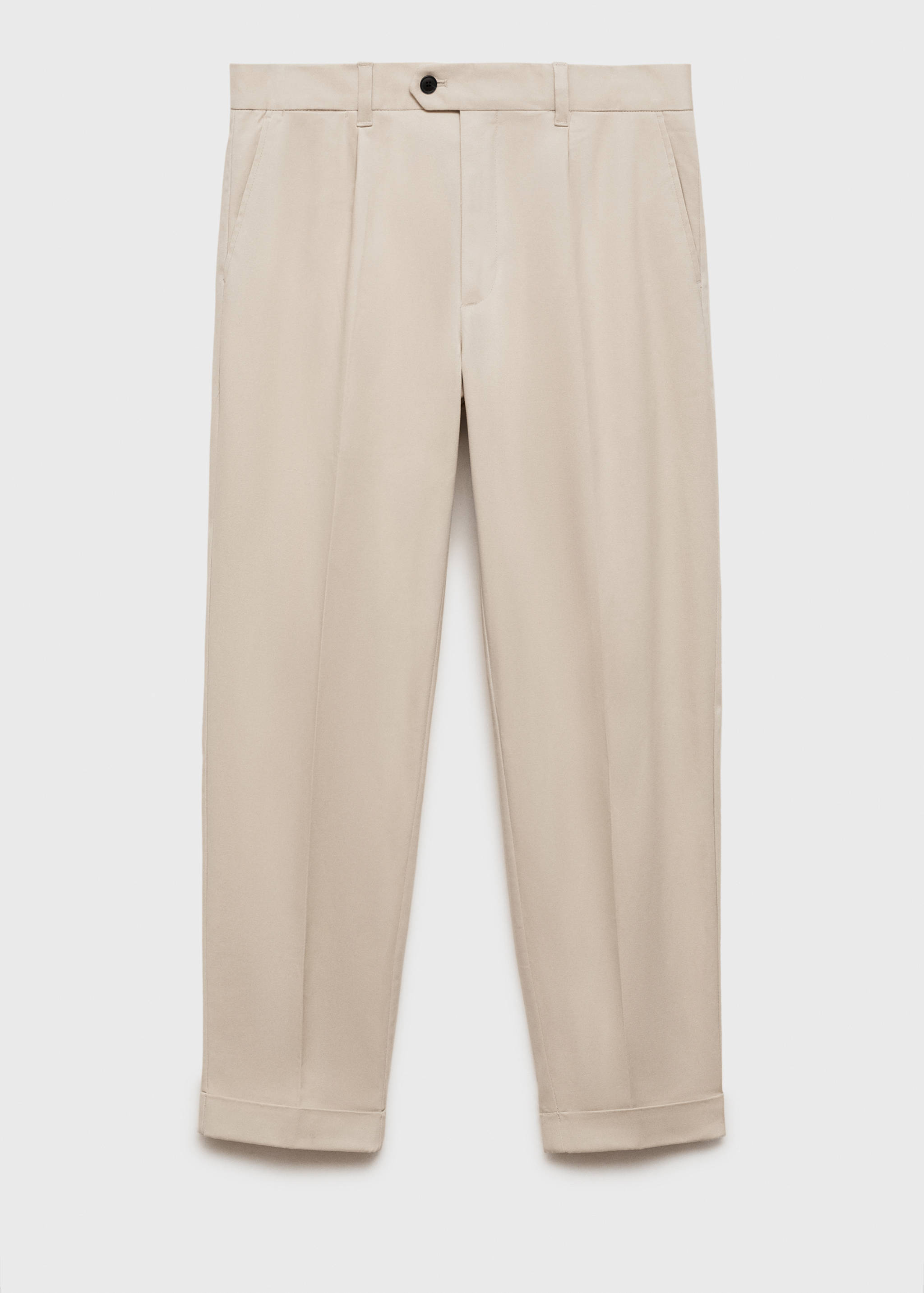 Pleated trousers under cuff - Article without model