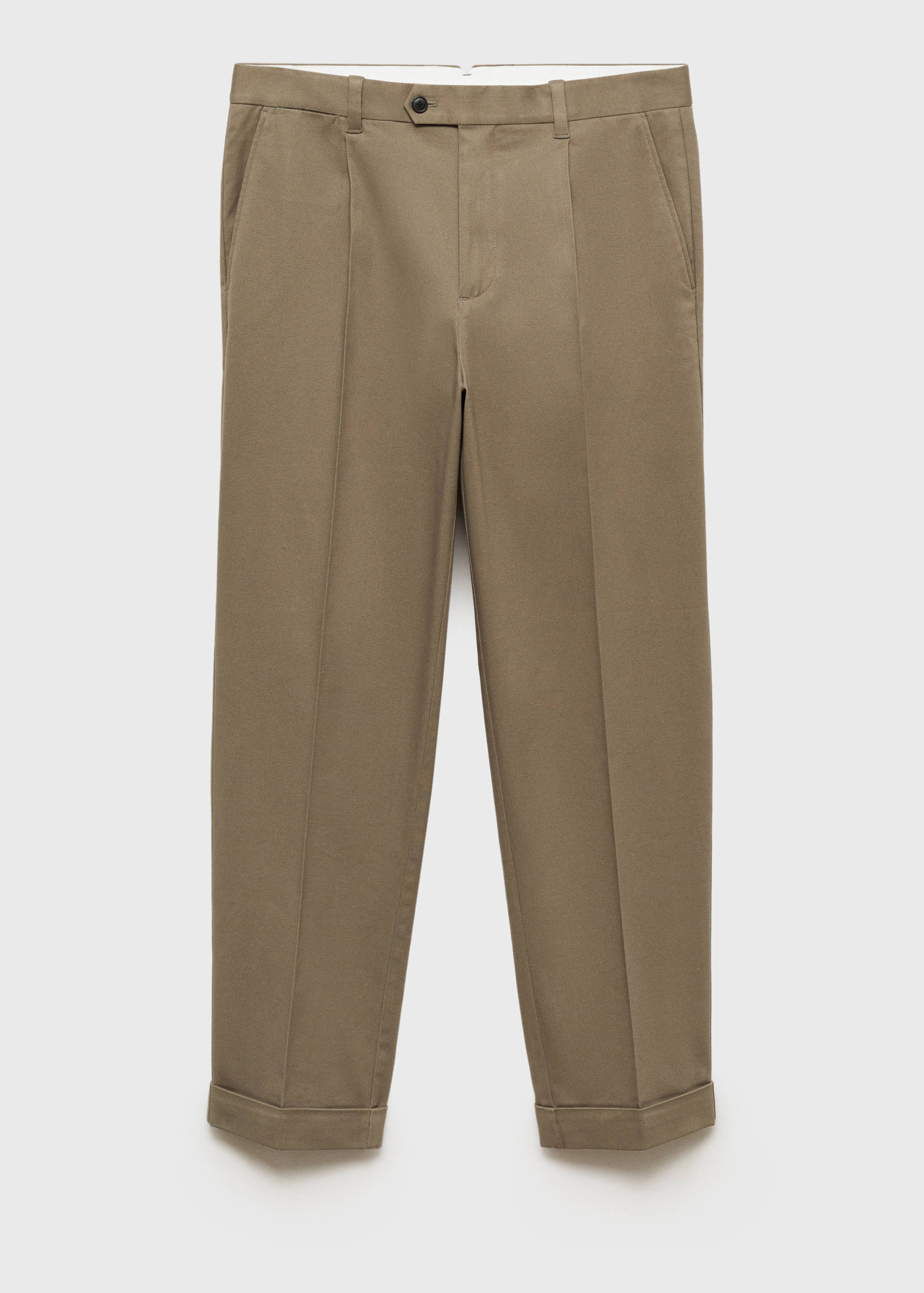 Pleated trousers under cuff - Article without model