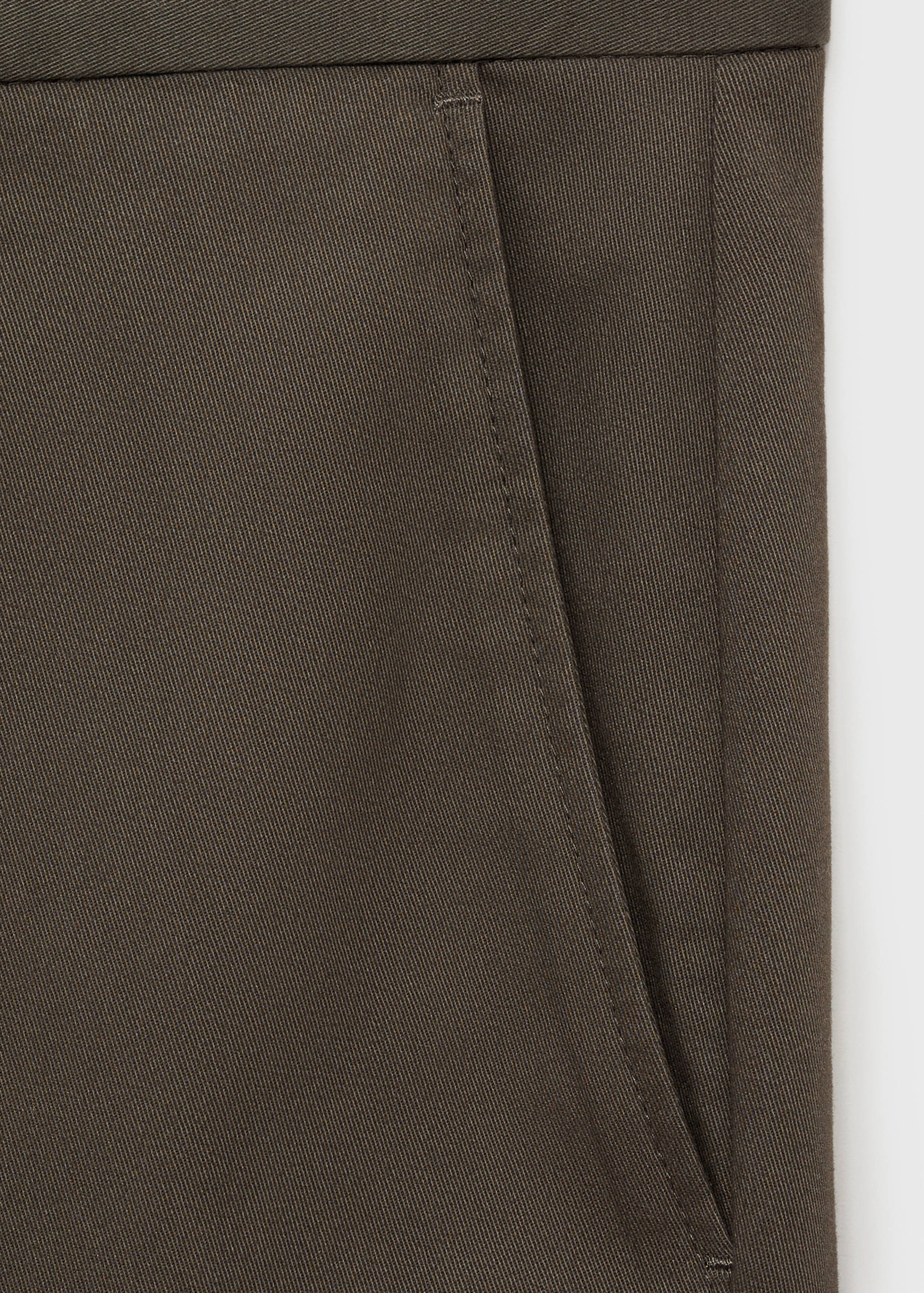 Regular fit cotton cargo trousers - Details of the article 0