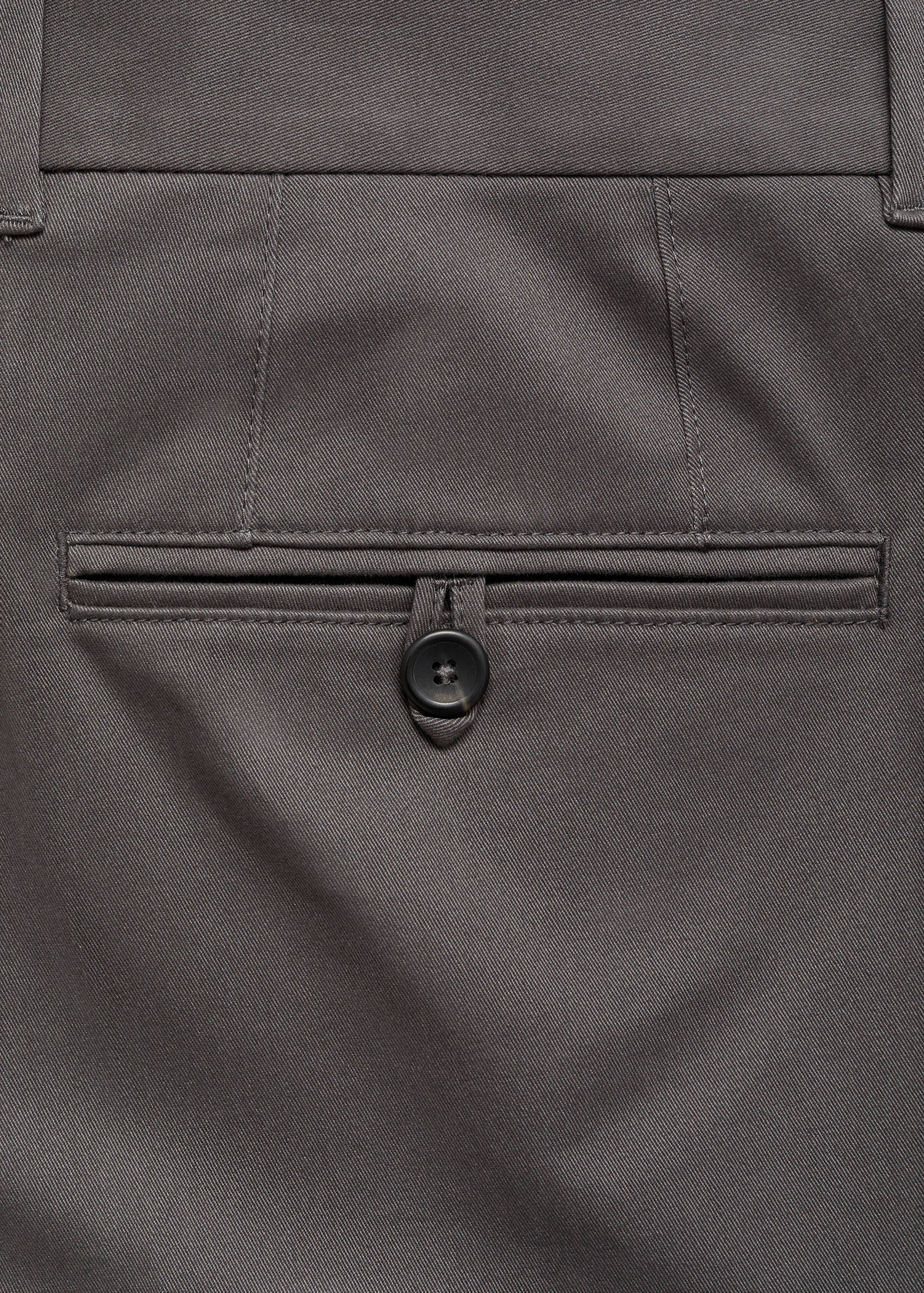 Regular fit cotton cargo trousers - Details of the article 0