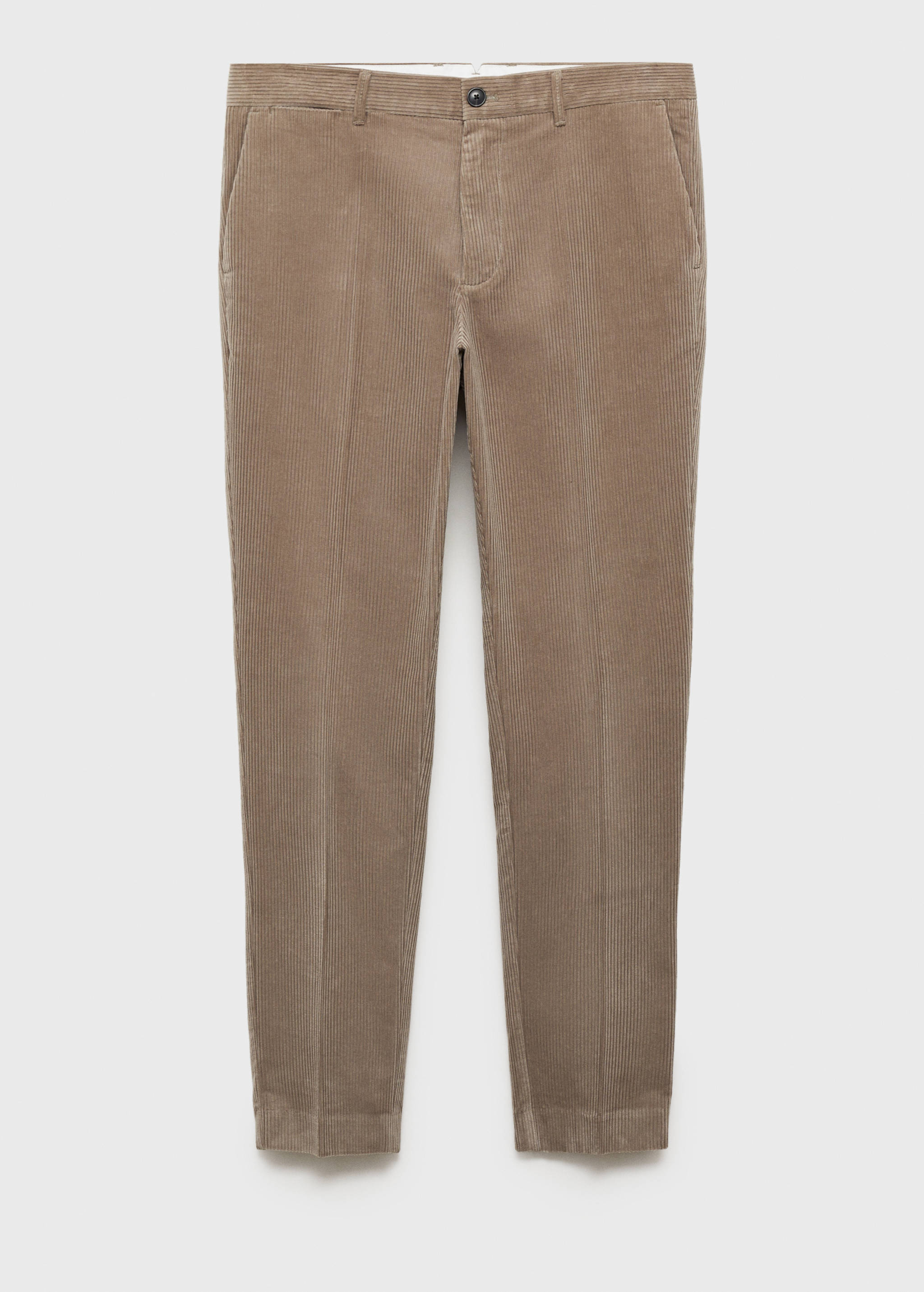 Corduroy regular-fit trousers - Article without model