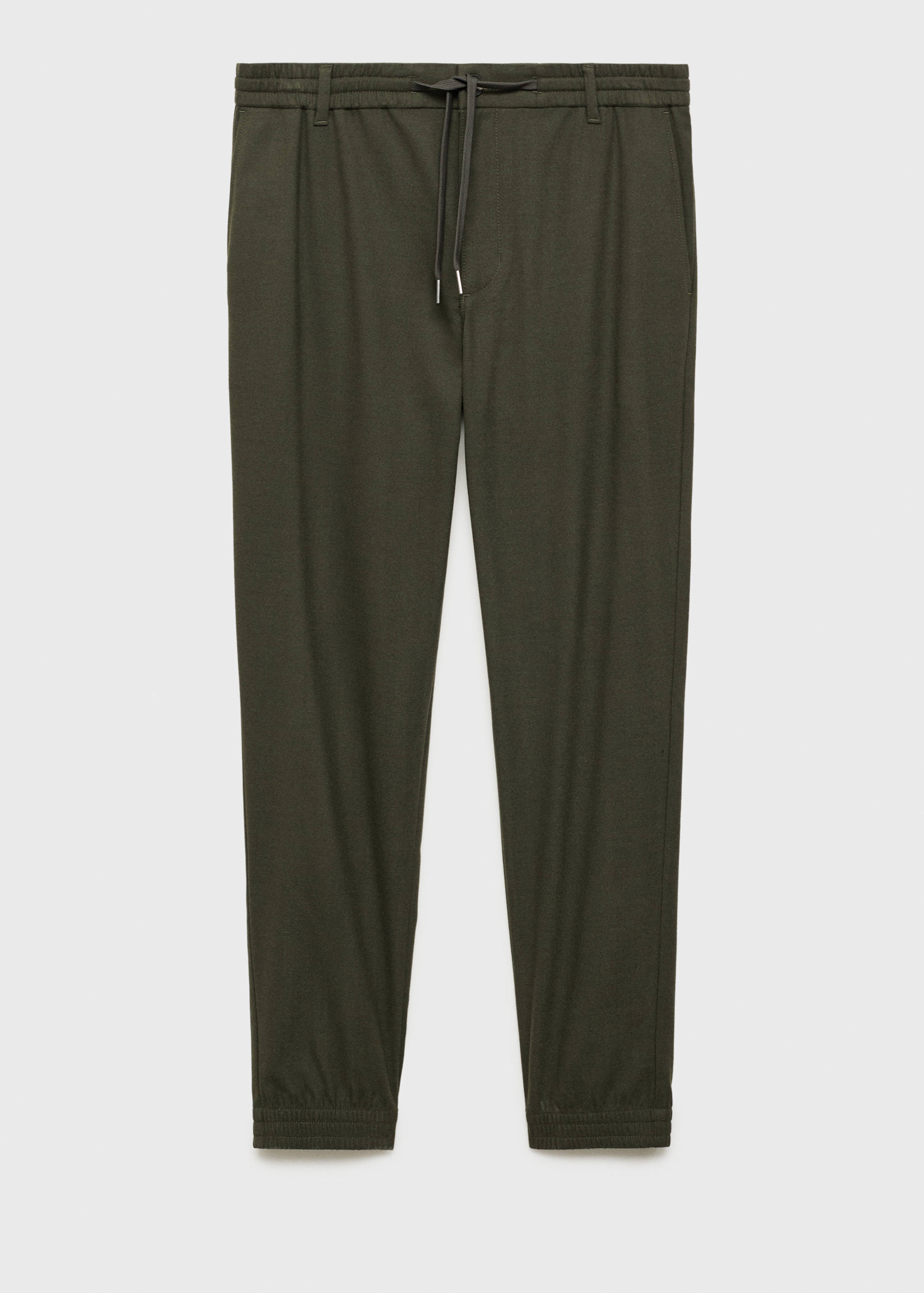 Cotton pants with adjustable drawstring - Article without model