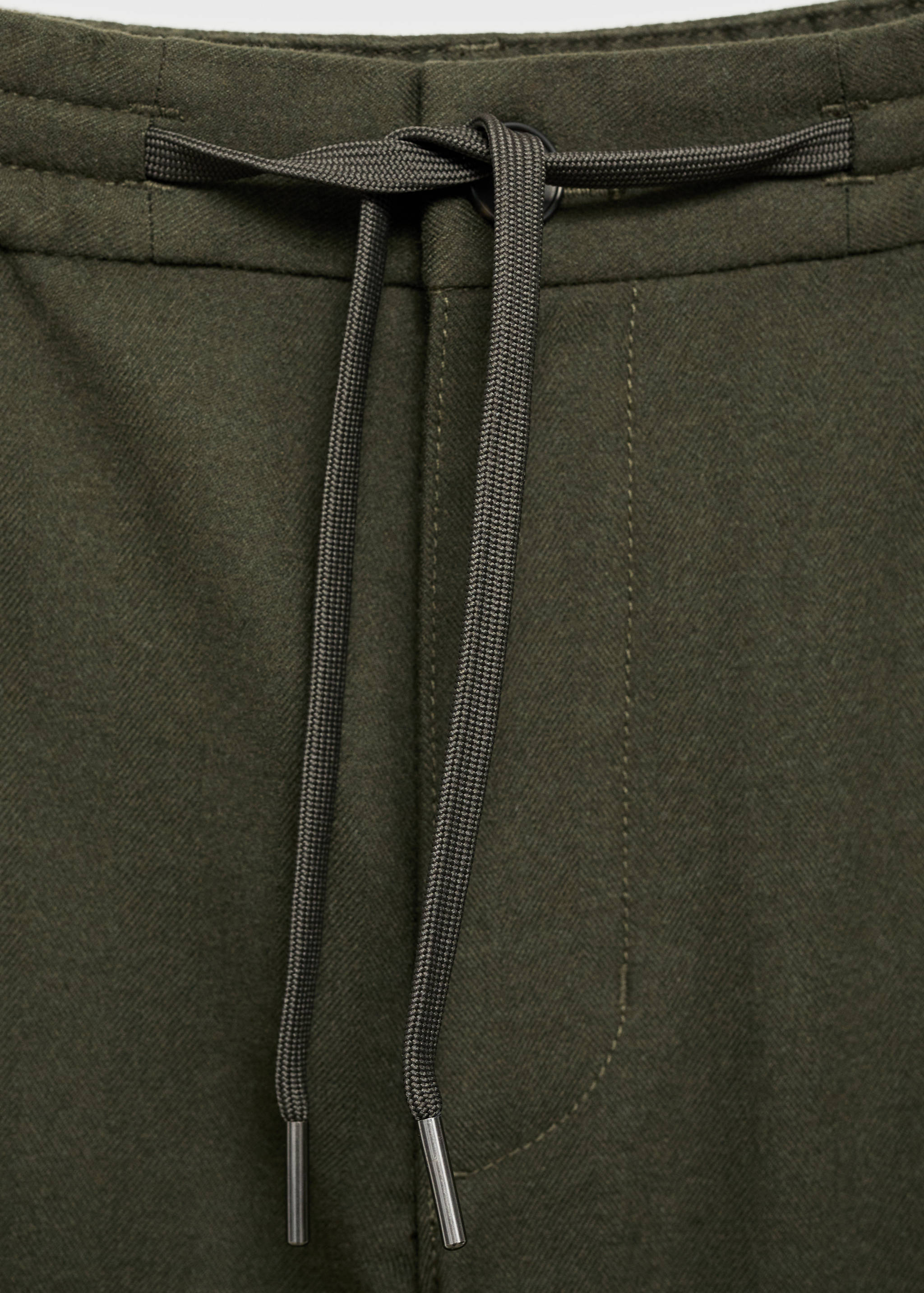 Cotton pants with adjustable drawstring - Details of the article 8