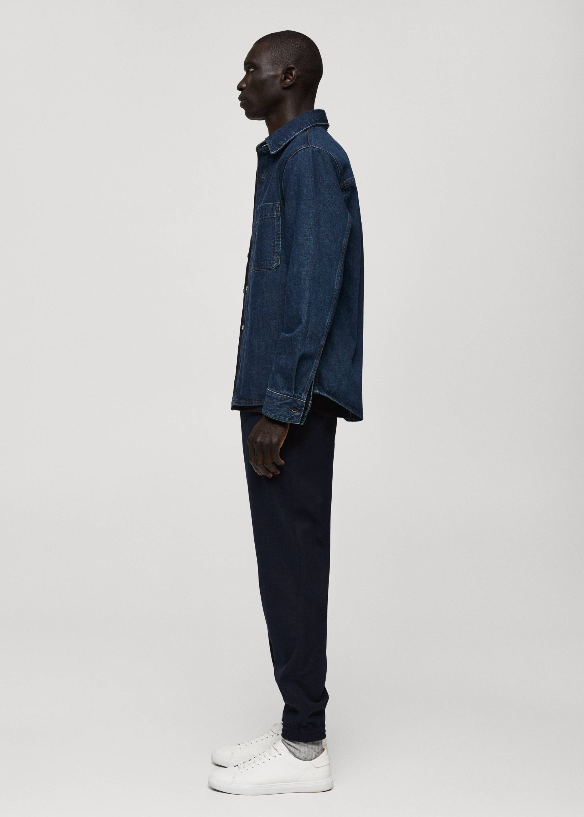 Cotton pants with adjustable drawstring - Details of the article 2