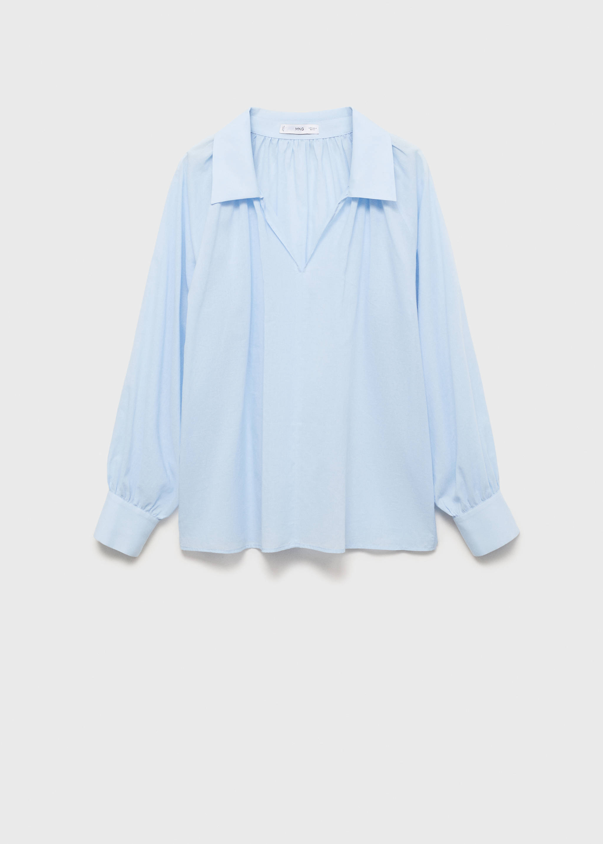 Puffed sleeves cotton blouse - Article without model