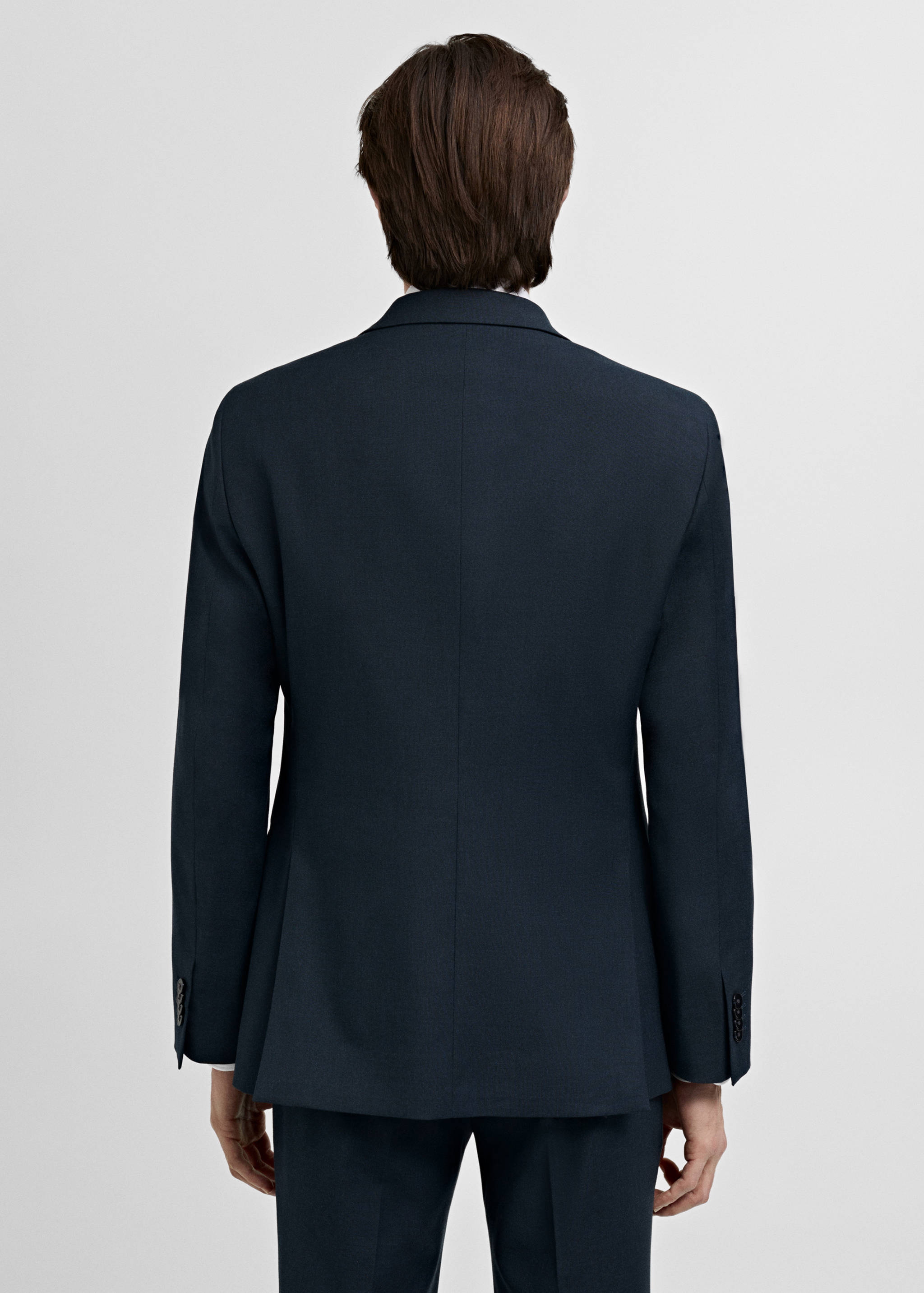 Milan slim-fit suit jacket - Reverse of the article