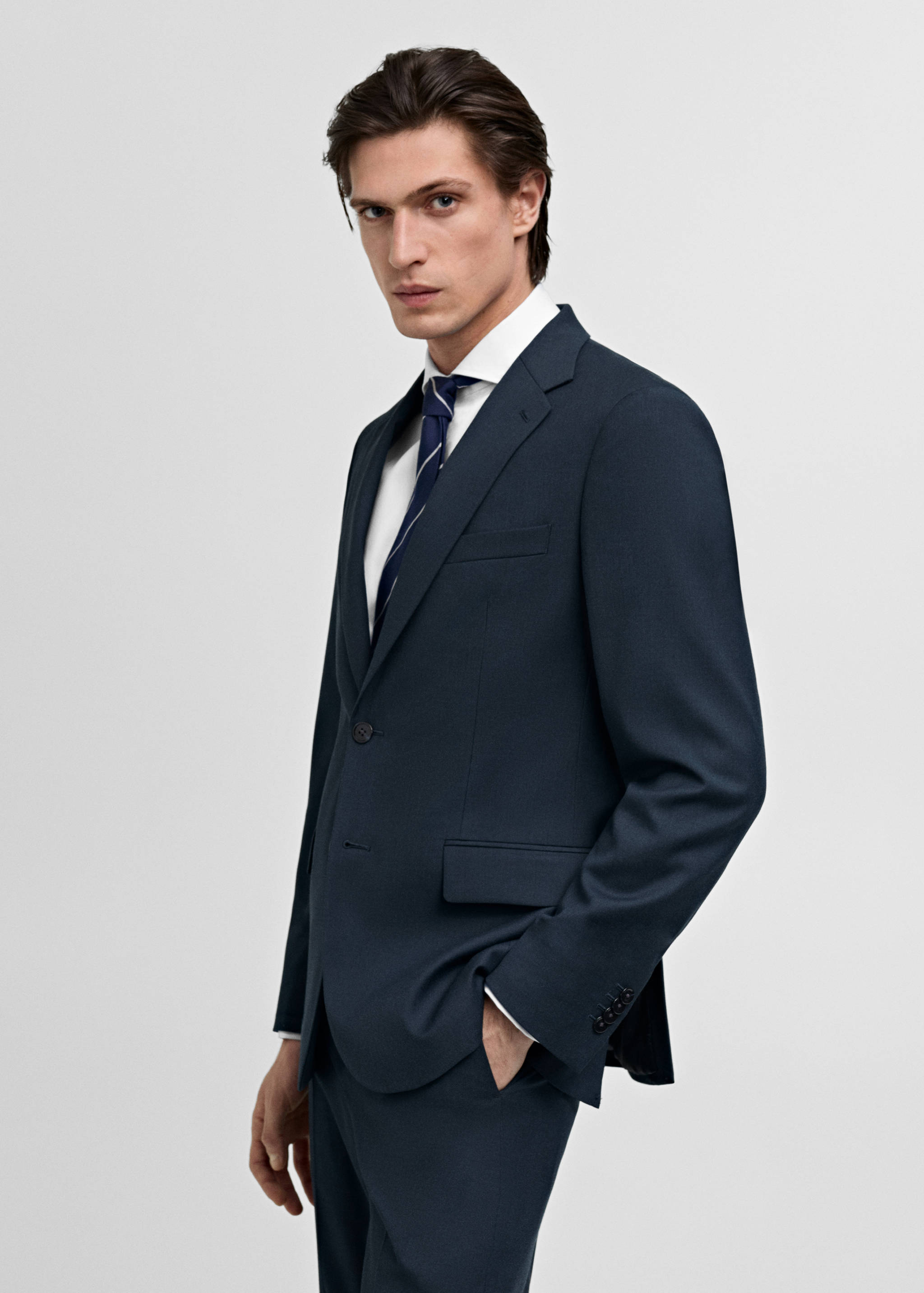 Milan slim-fit suit jacket - Details of the article 2