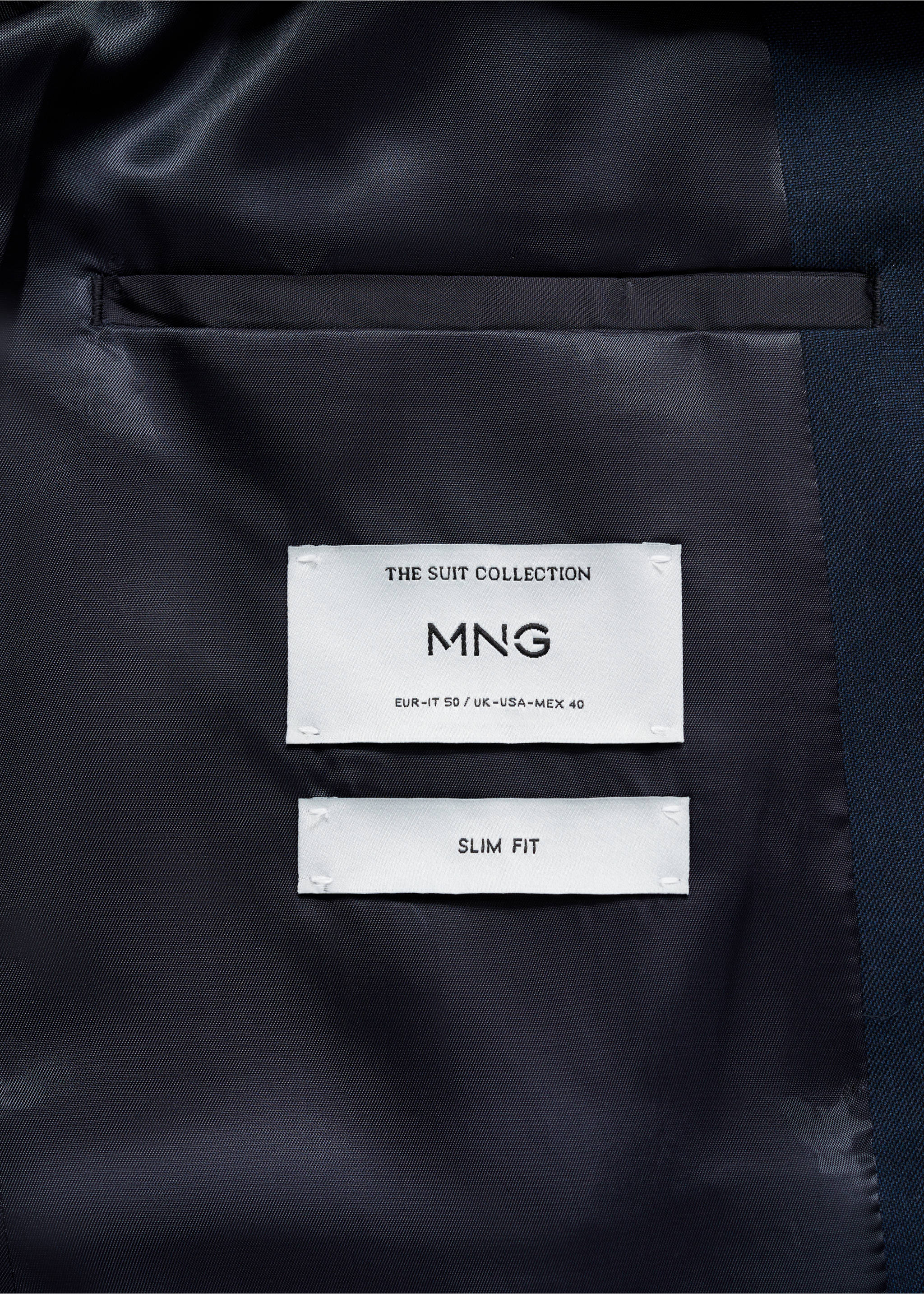 Veste costume Milán slim-fit - Détail de l'article 0, Bleu marine foncé. Ref: 87030587-00.