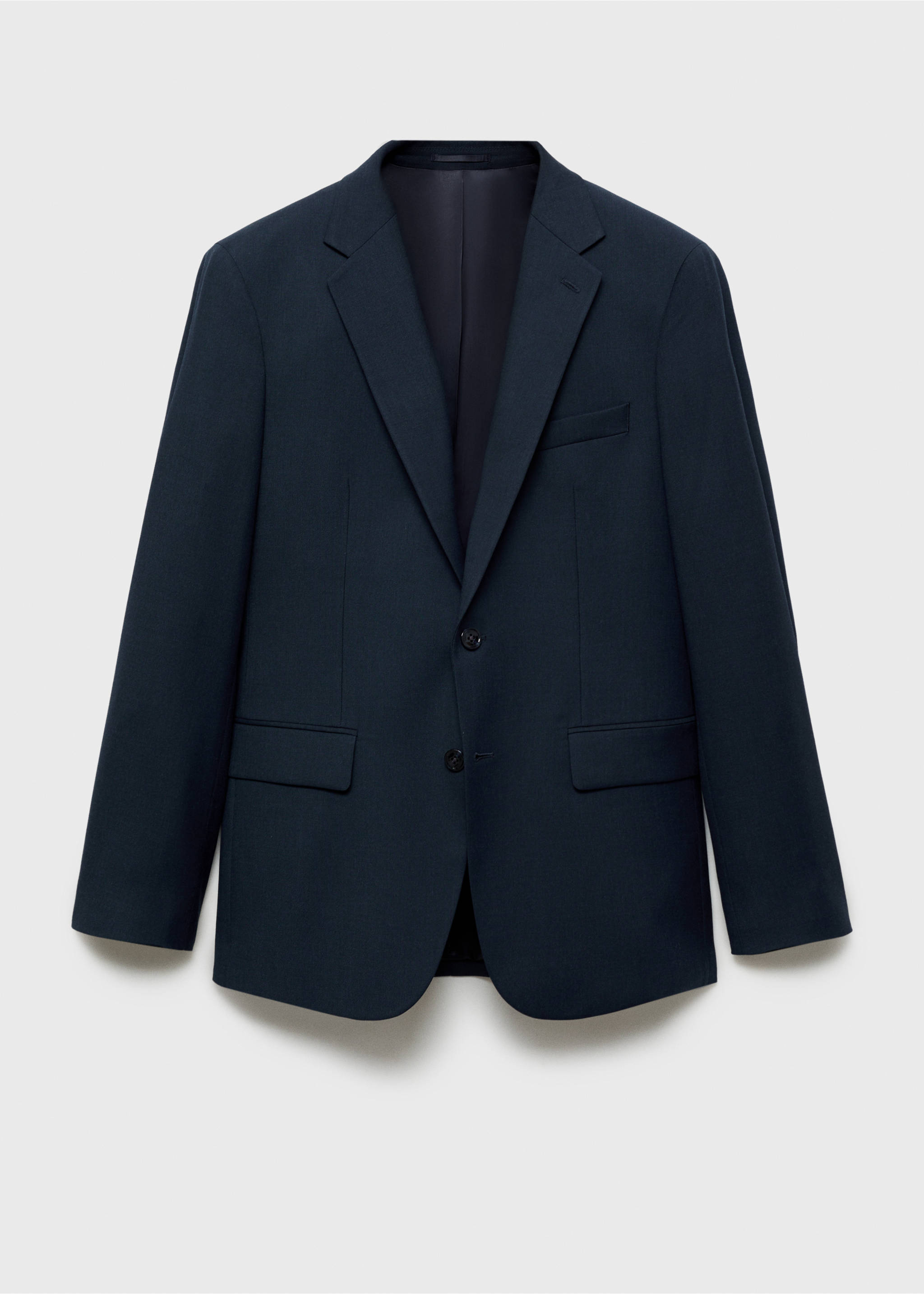 Milan slim-fit suit jacket - Article without model, Dark Navy. Ref: 87030587-00.
