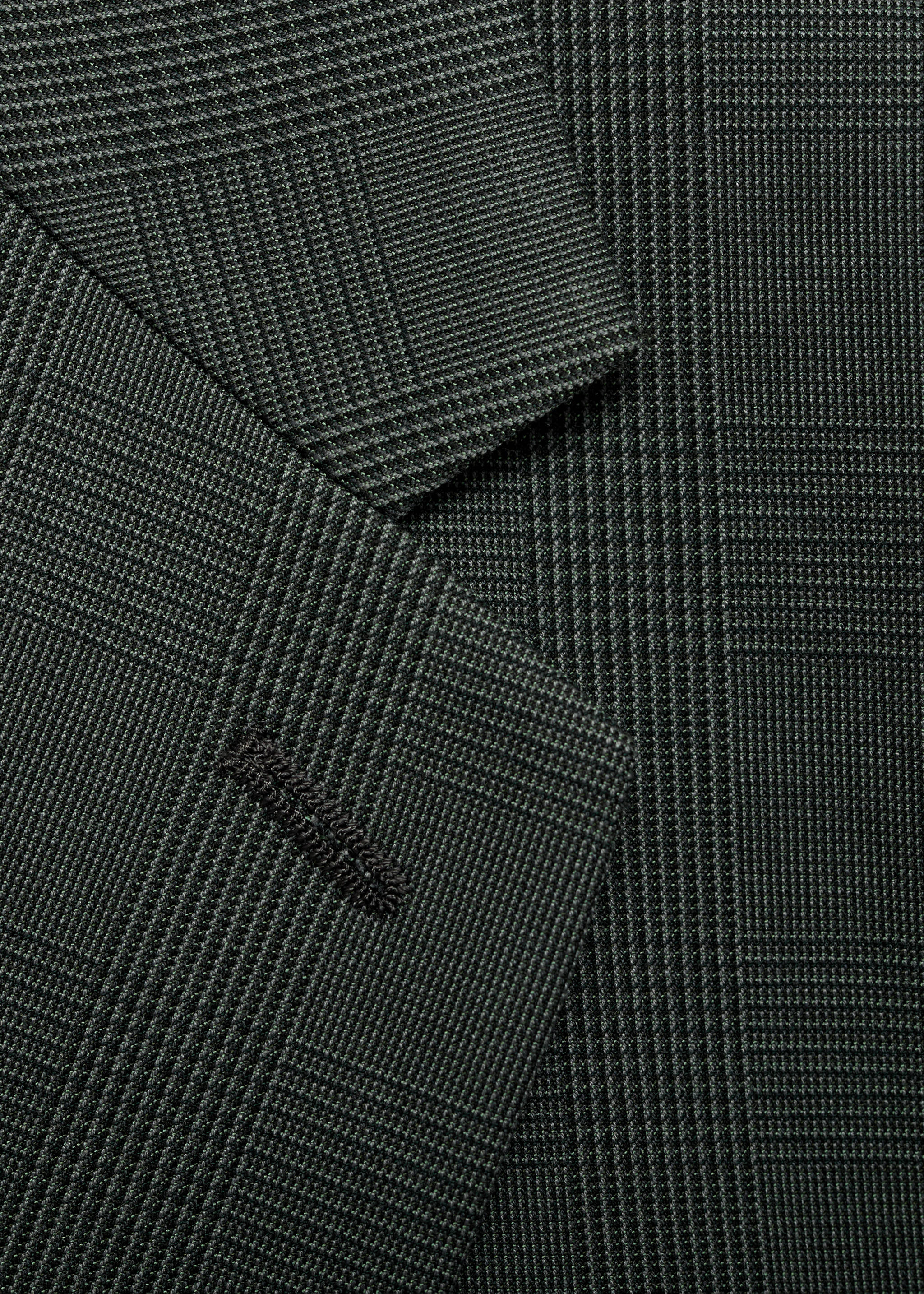 Milan Prince of Wales check suit blazer - Details of the article 8, Green. Ref: 87030588-00.