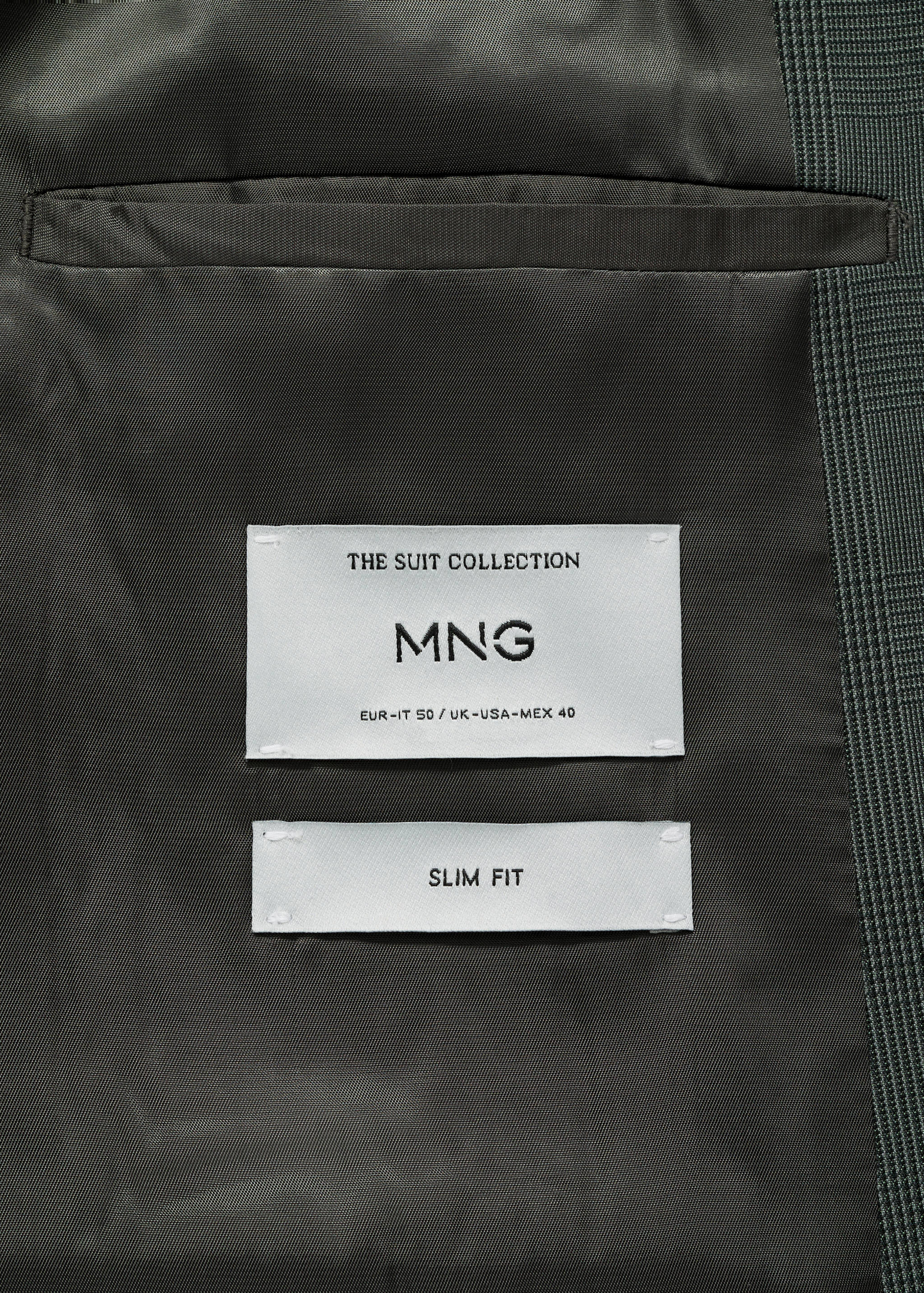 Milan Prince of Wales check suit jacket - Details of the article 0