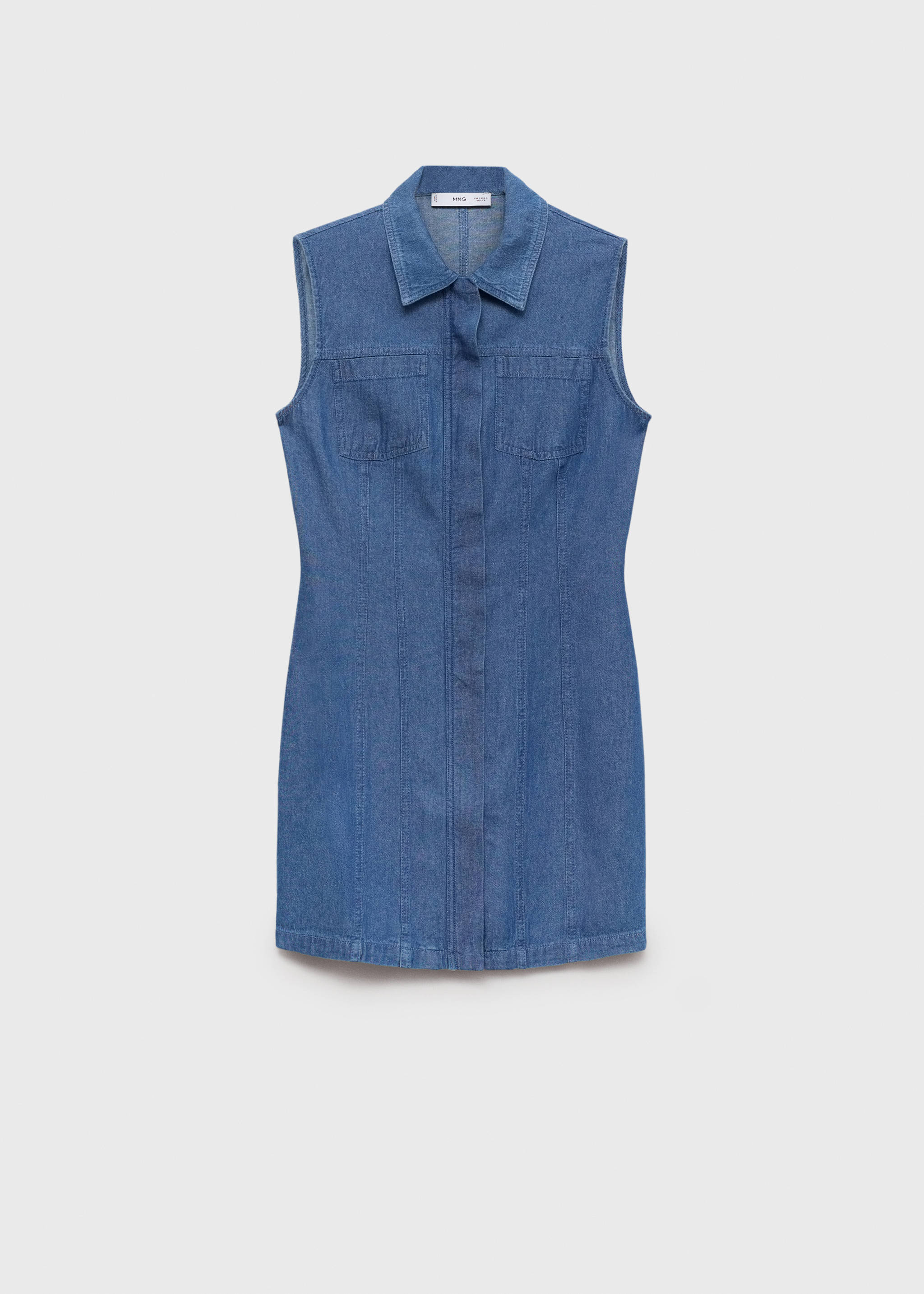 Short denim dress - Article without model