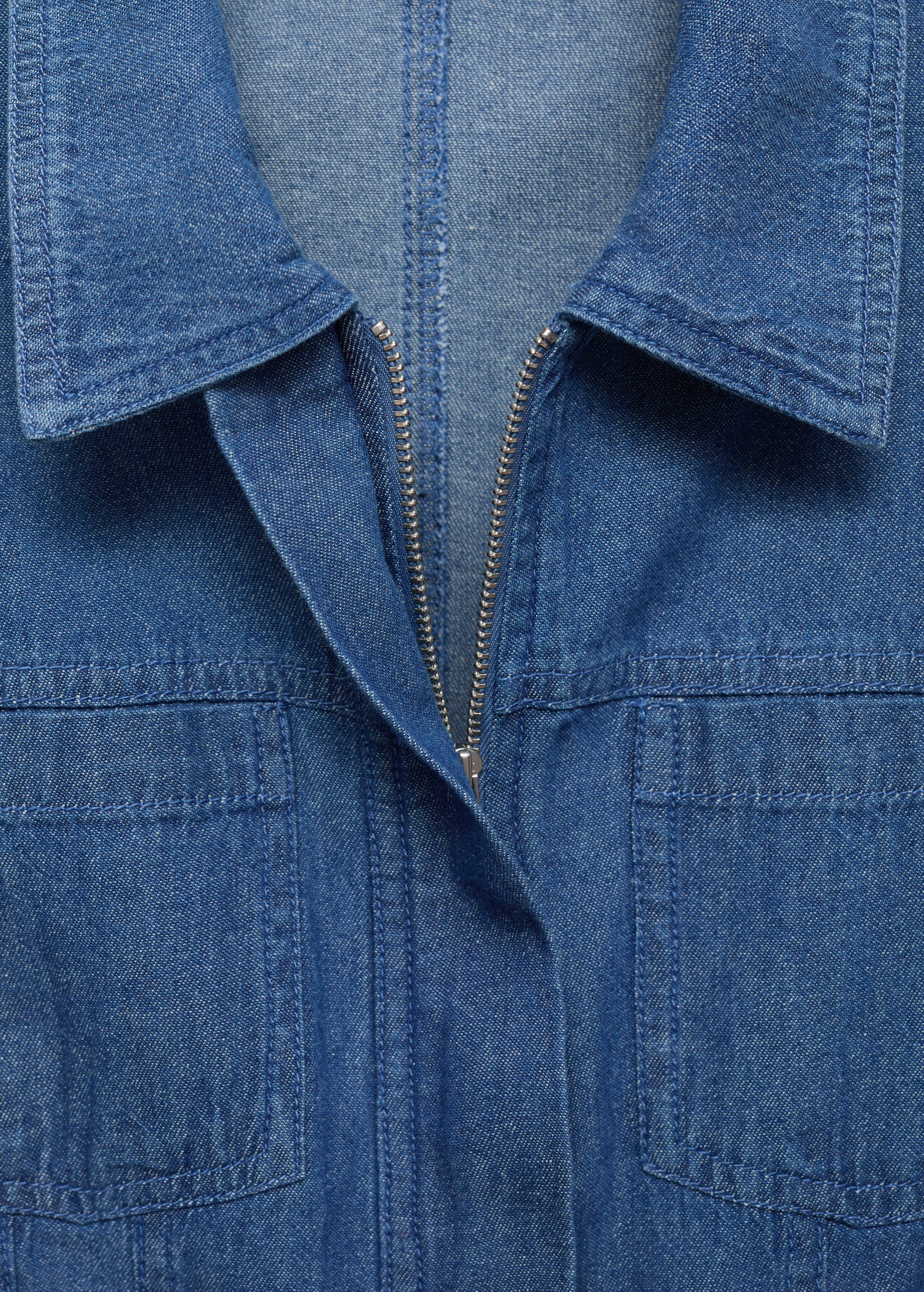 Short denim dress - Details of the article 8