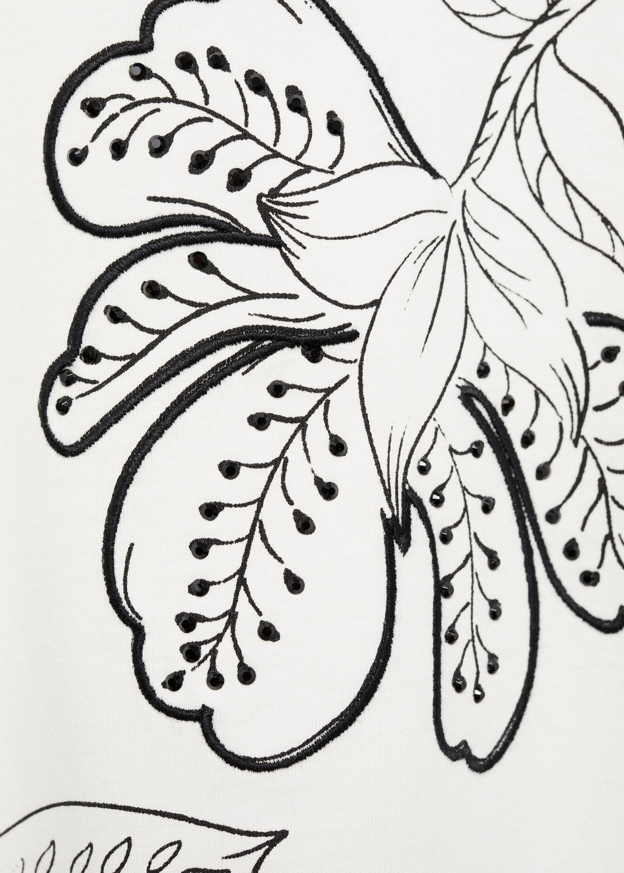 Floral-print cotton t-shirt - Details of the article 8