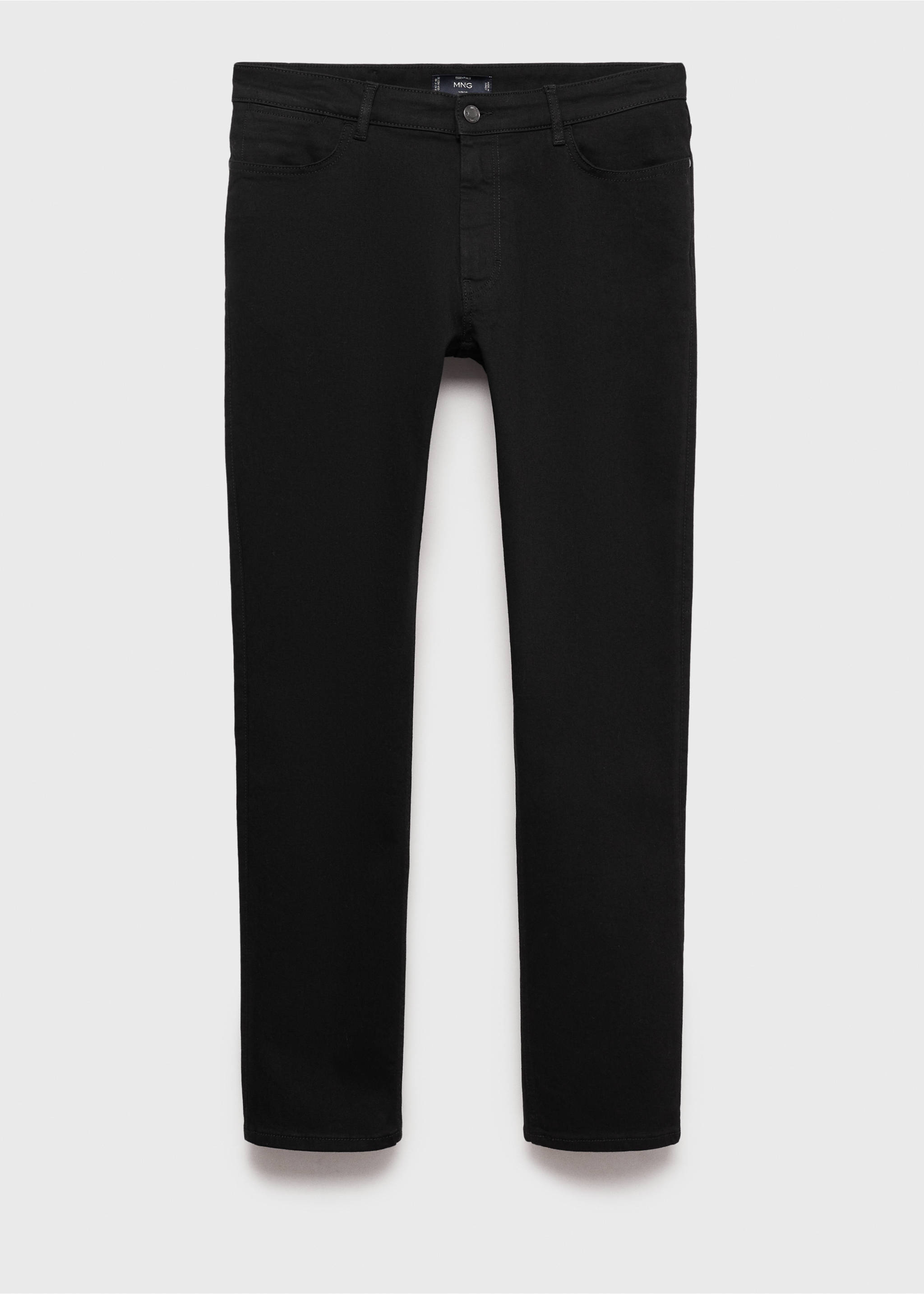 Slim fit Ultra Soft Touch Patrick jeans - Article without model, Black denim. Ref: 87030592-00.