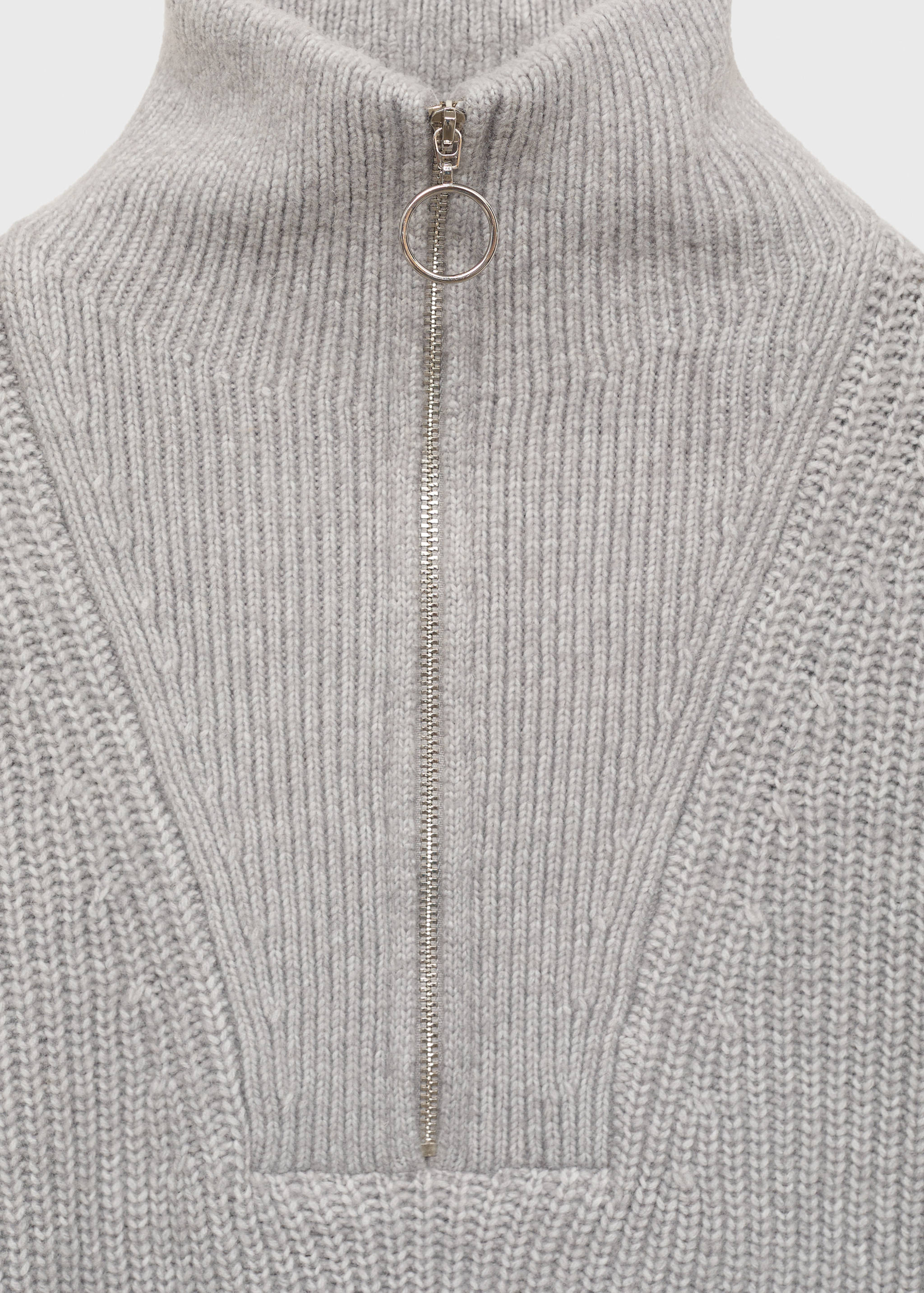 Button-neck lace blouse - Details of the article 8