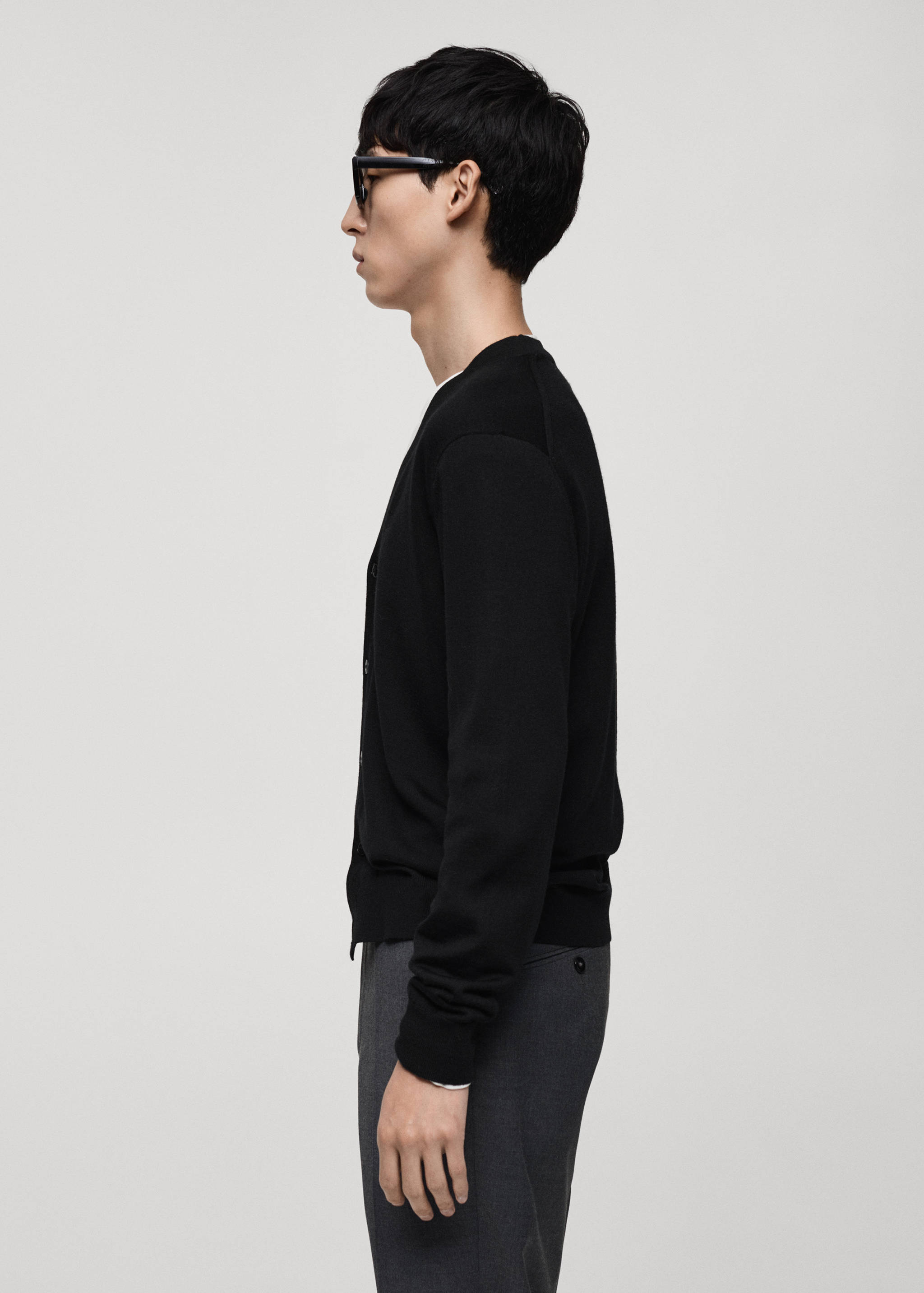 Cardigan 100 % laine mérinos - Détail de l'article 2