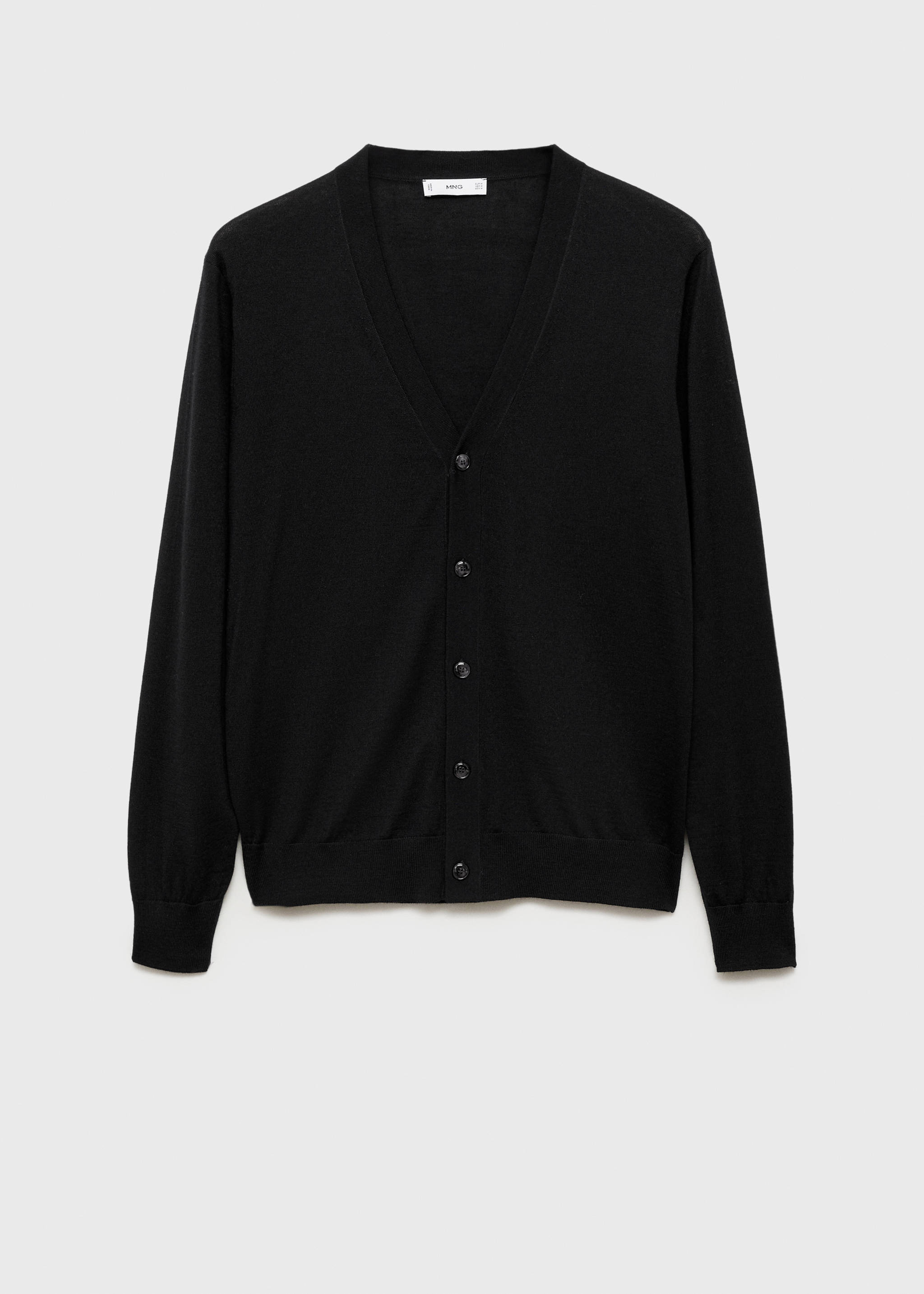 Cardigan 100 % laine mérinos - Article sans modèle