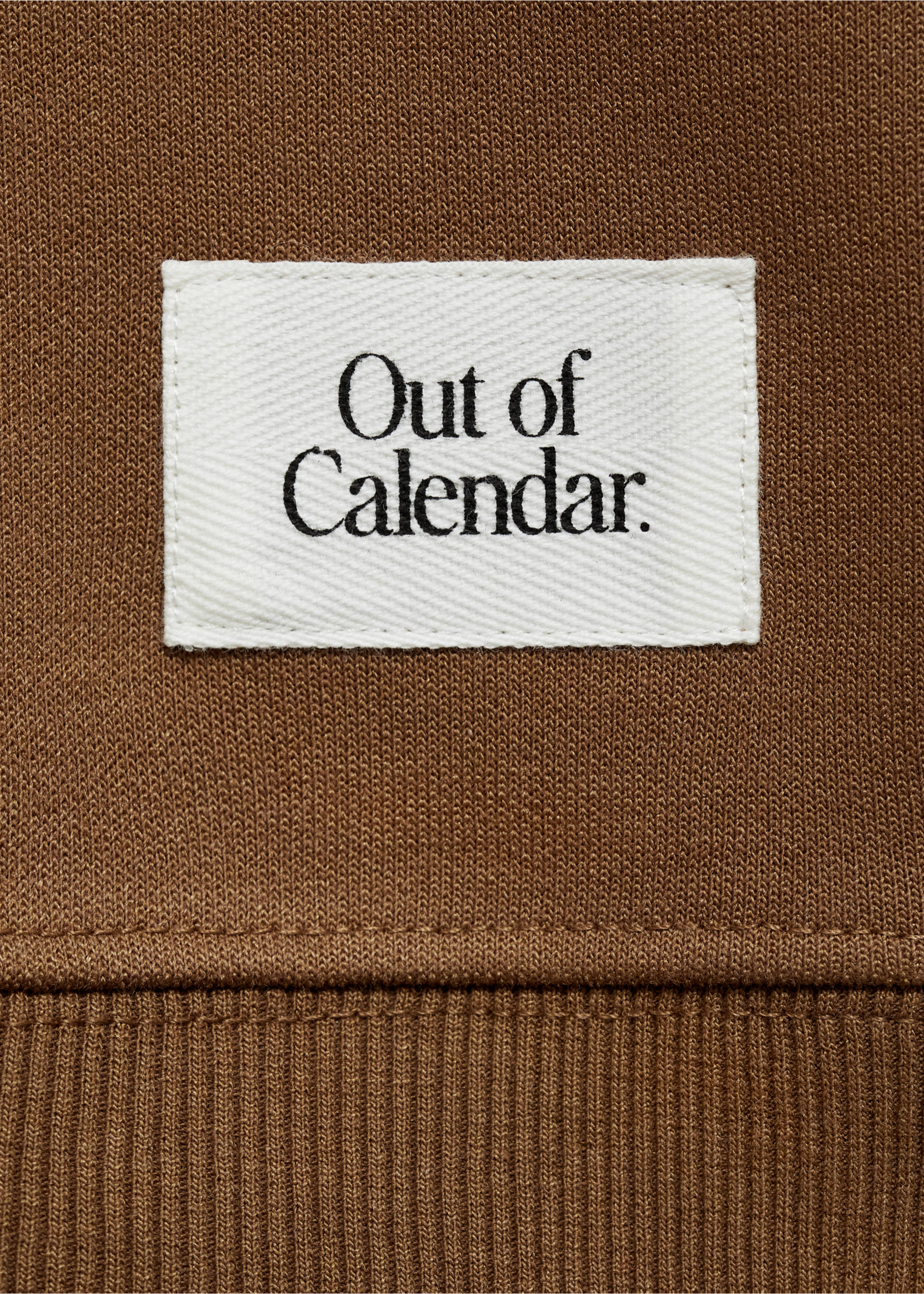 Relaxed-fit sweatshirt - Details of the article 0, Medium Brown. Ref: 87030604-00.