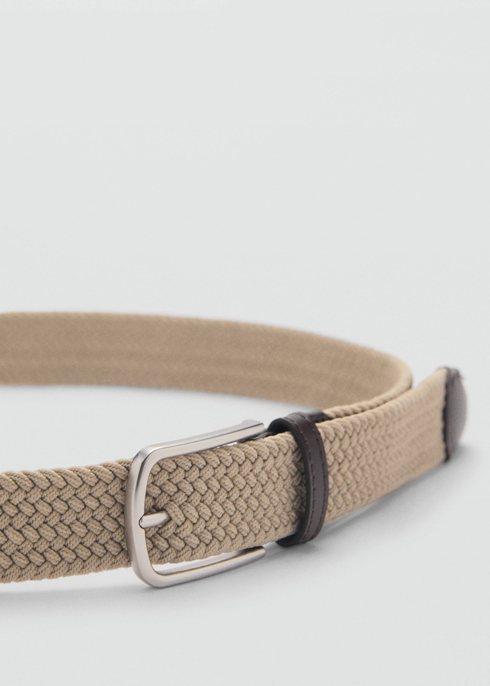 Braided elastic belt - Medium plane
