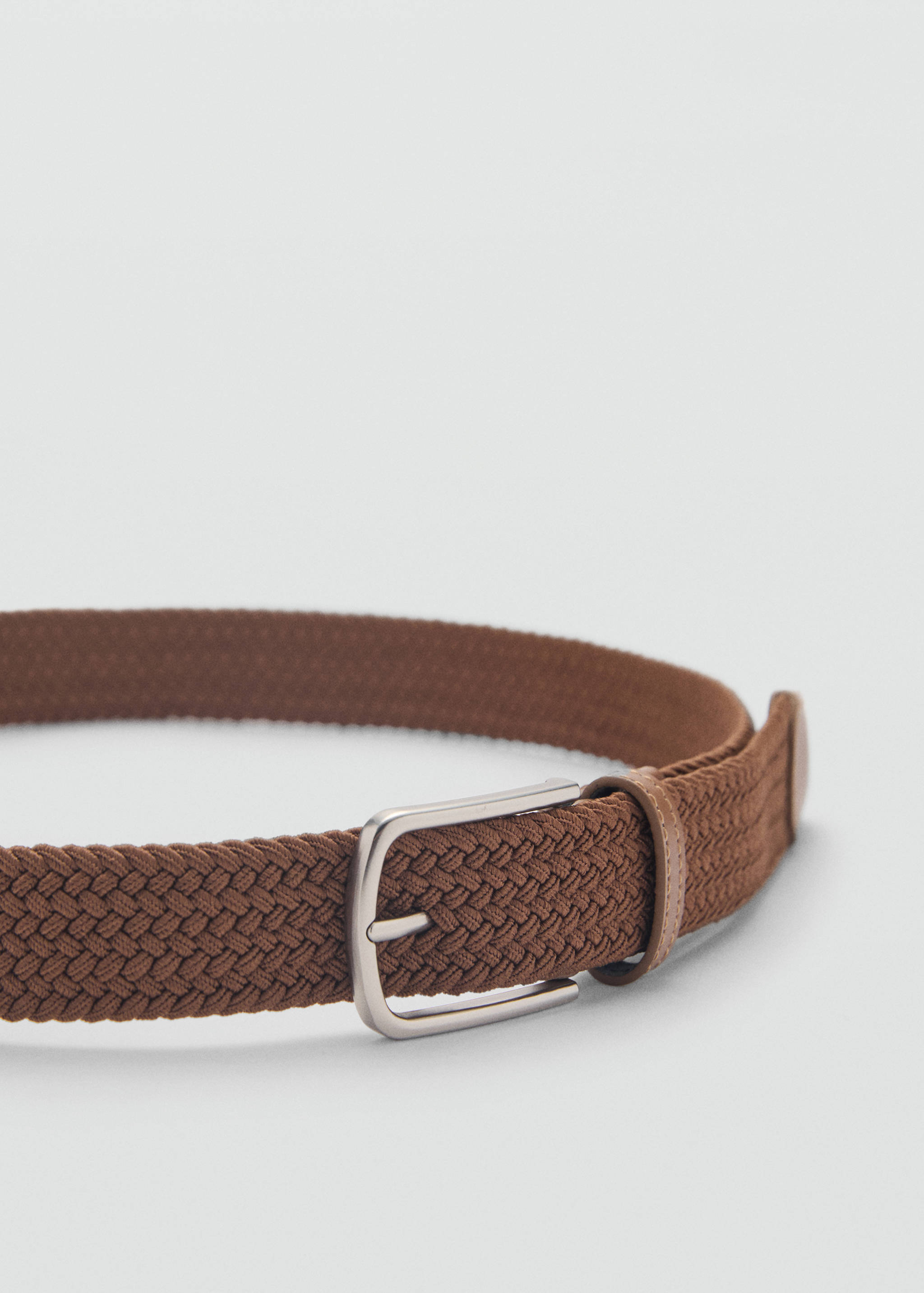 Braided elastic belt - Medium plane