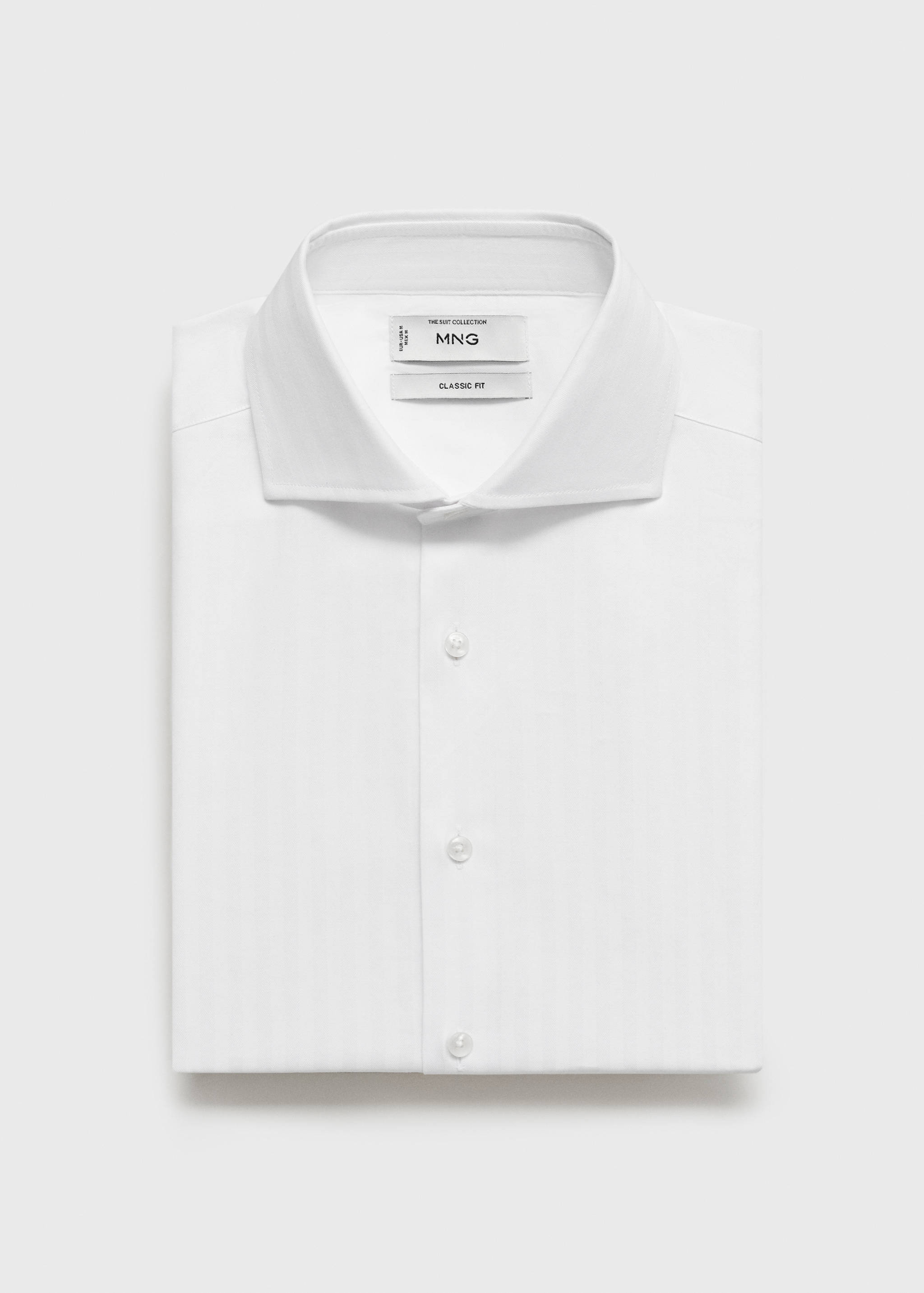 100% cotton slim-fit suit shirt - Details of the article 8