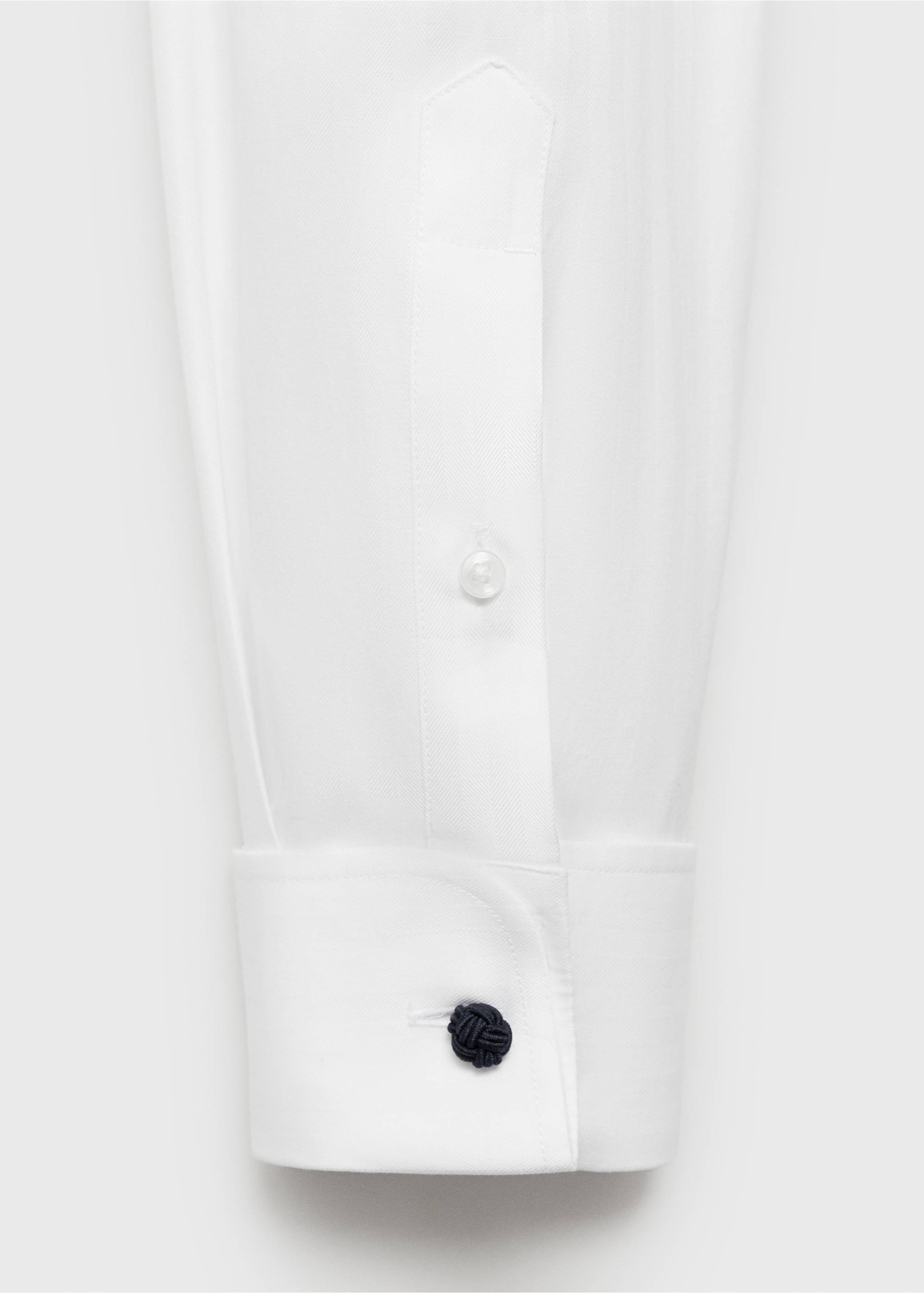 Chemise costume slim fit 100 % coton - Détail de l'article 0, Blanc. Ref: 87030612-00.