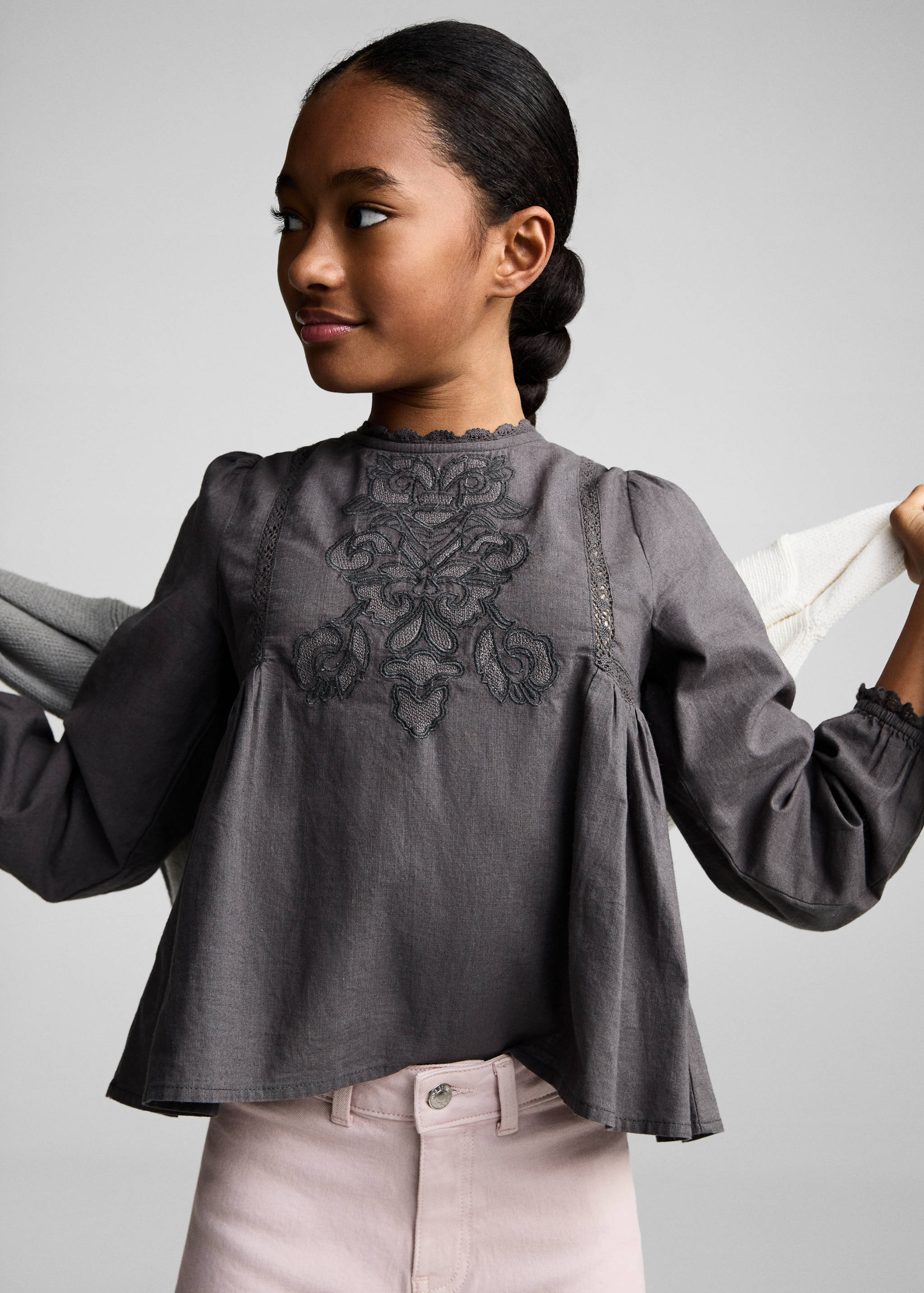 Jeans straight fit - Plano medio