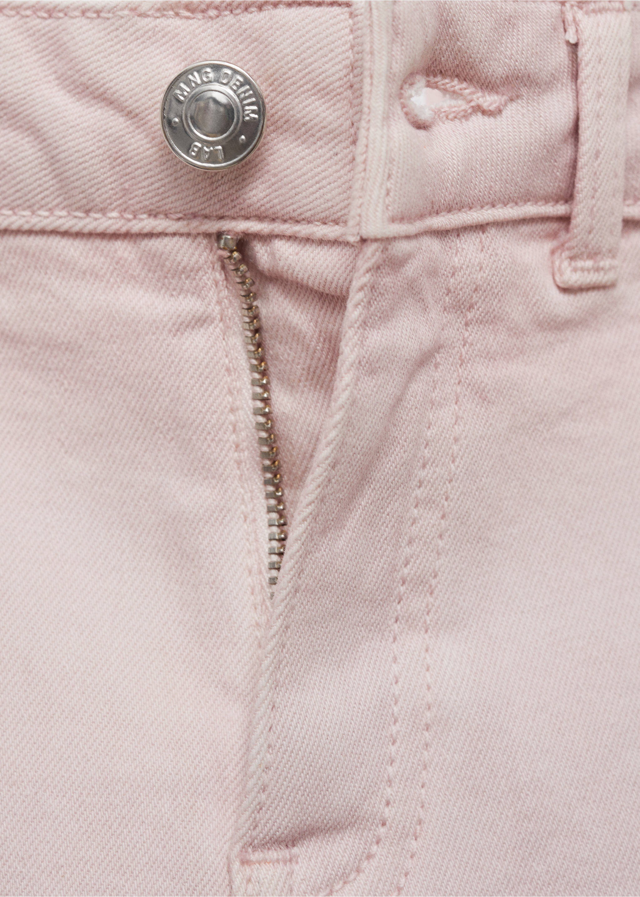 Straight fit jeans - Details of the article 8, Light/Pastel Purple. Ref: 87030616-00.