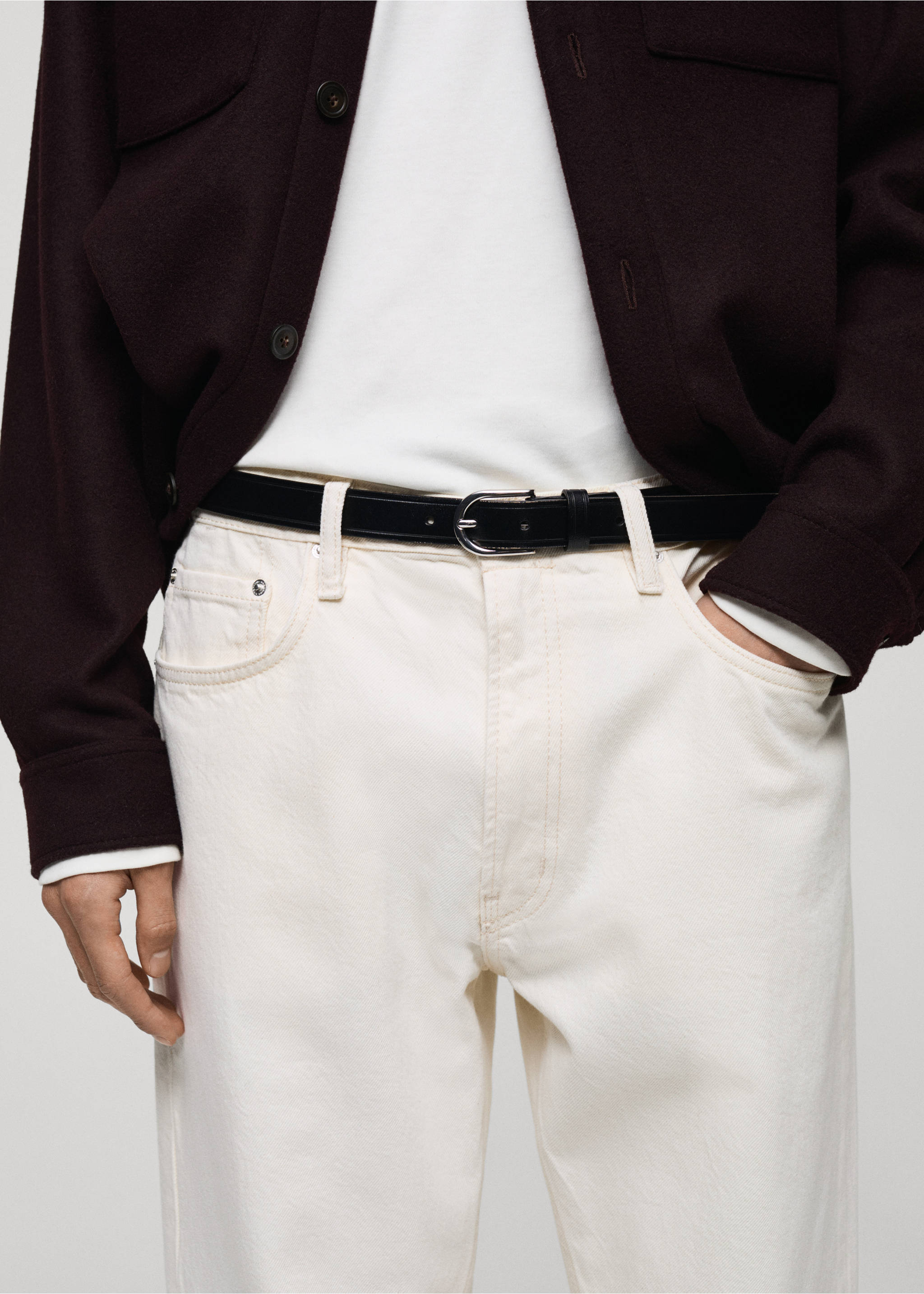 Jeans Moby straight fit - Detalle del artículo 1, Blanco roto. Ref: 87030620-00.