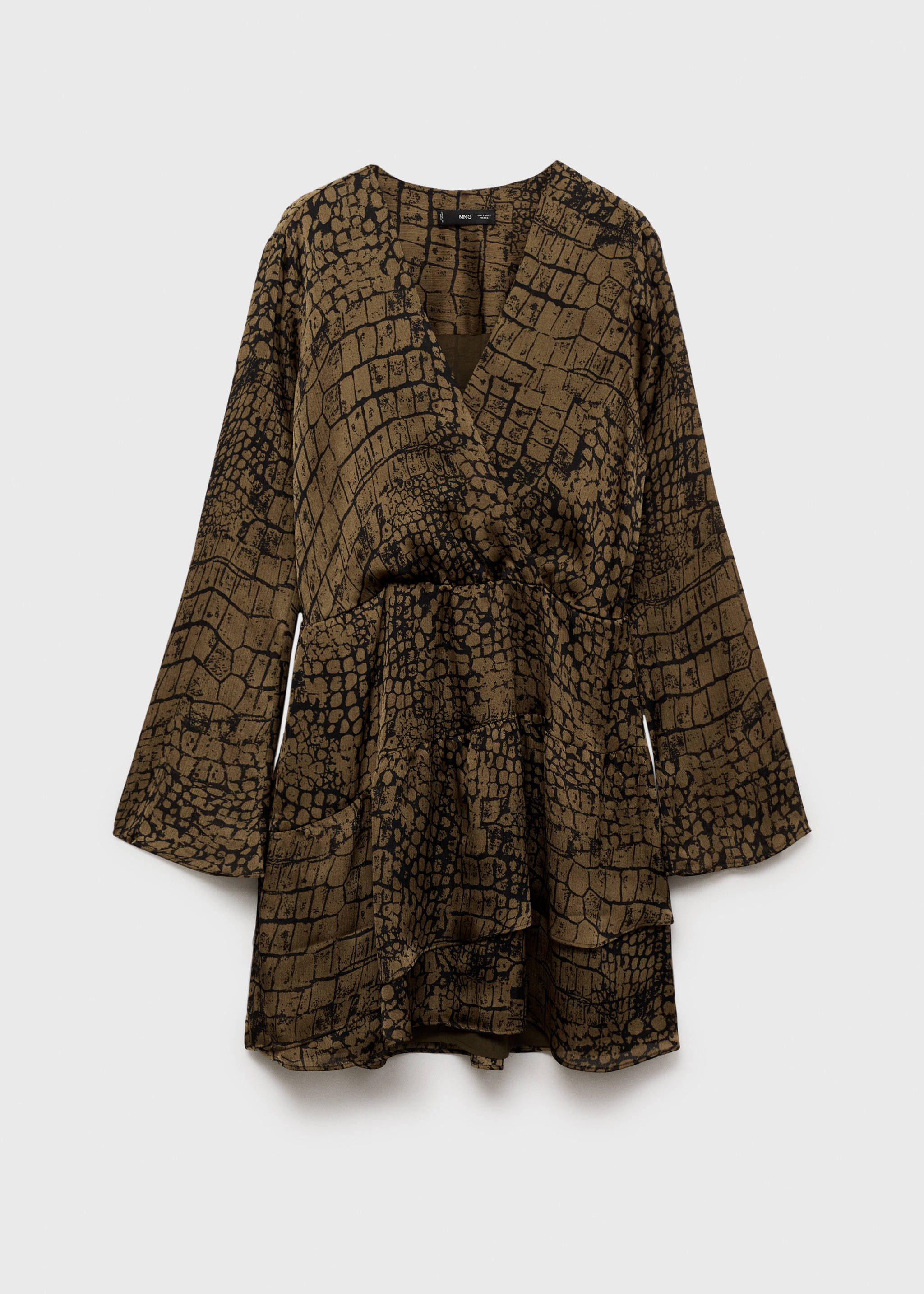 Volantkleid mit Animal-Print - Artikel ohne Model
