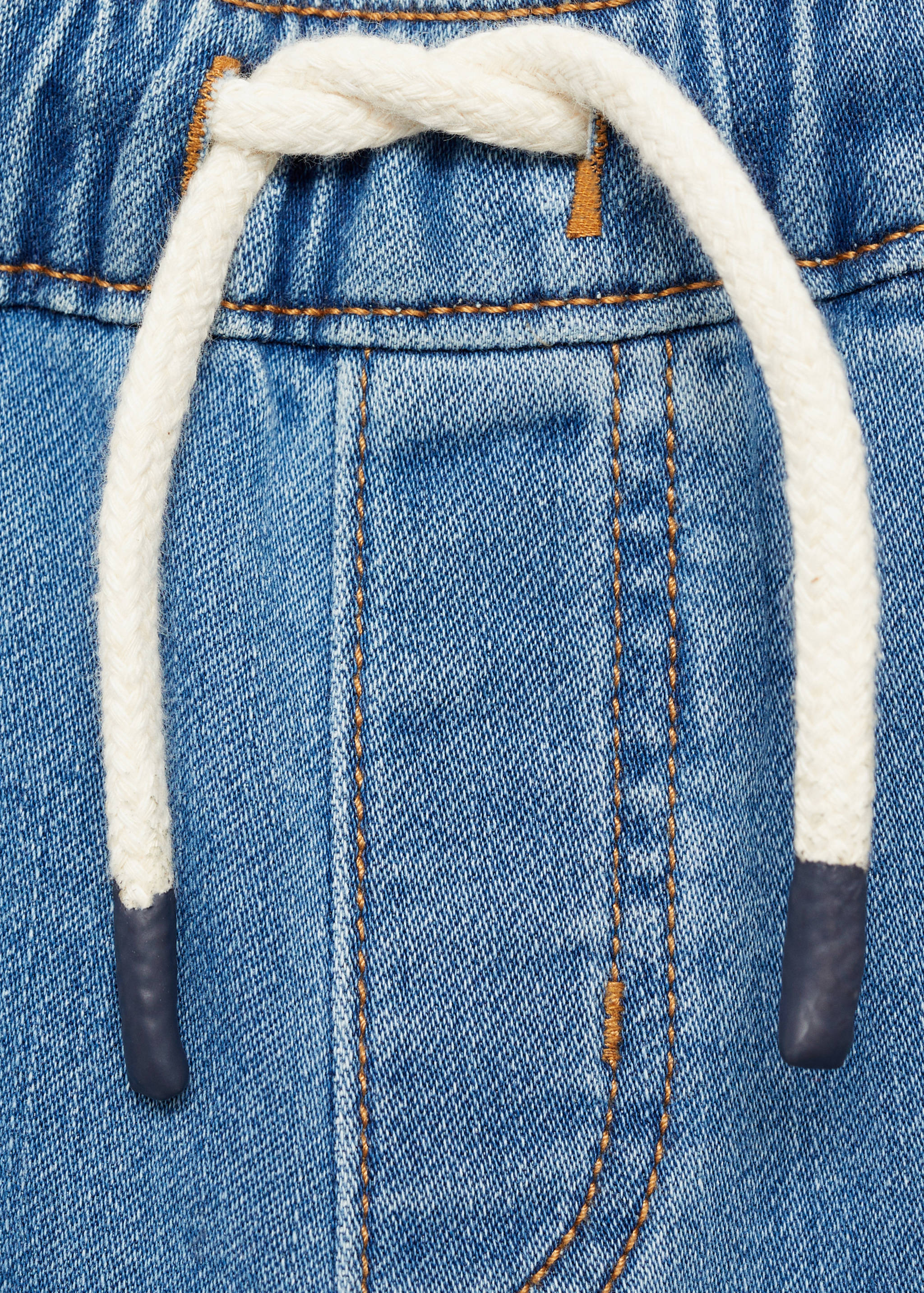 Drawstring waist jeans - Details of the article 0