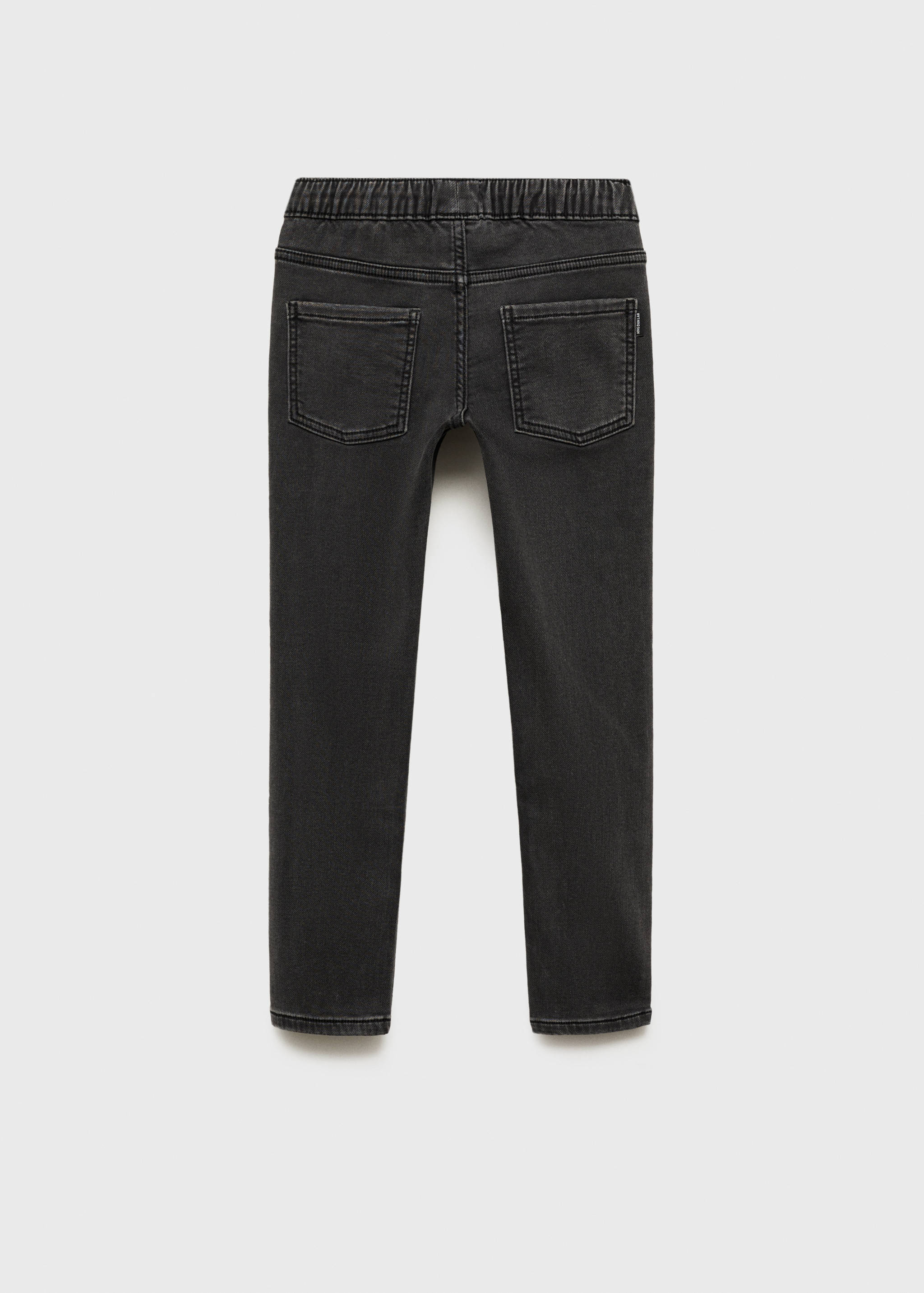 Drawstring waist jeans - Reverse of the article