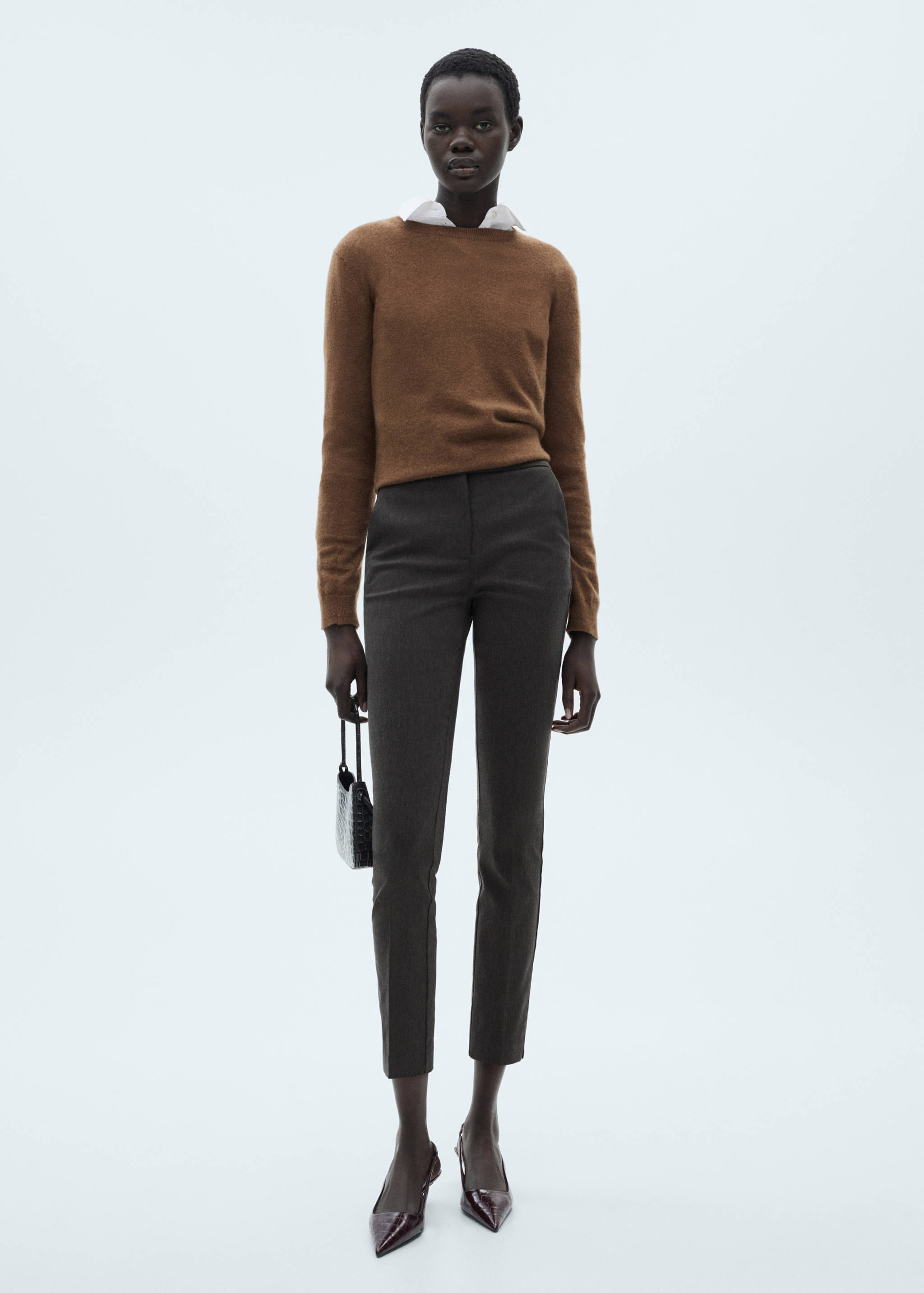 Crop skinny trousers - General plane